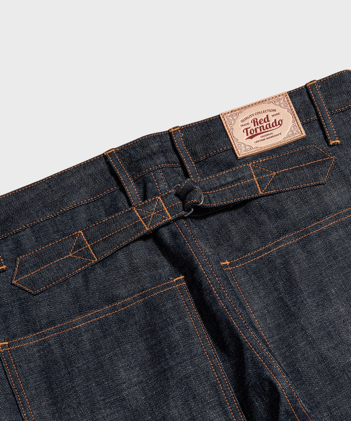 레드토네이도(RED TORNADO) Work Straight Selvedge Denim Jeans Indigo