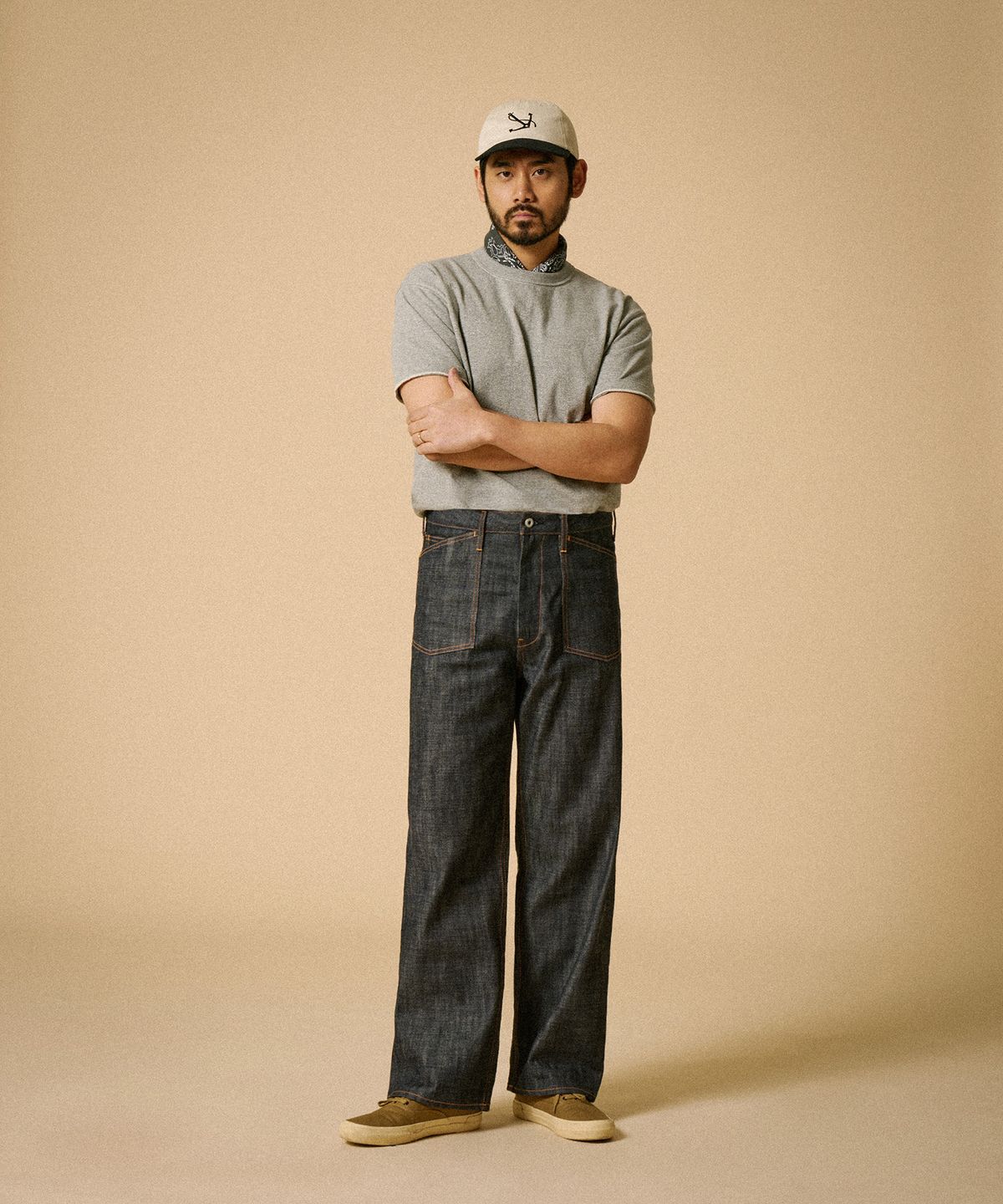 레드토네이도(RED TORNADO) Work Straight Selvedge Denim Jeans Indigo