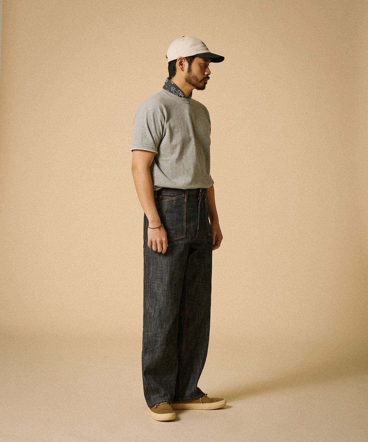 레드토네이도(RED TORNADO) Work Straight Selvedge Denim Jeans Indigo
