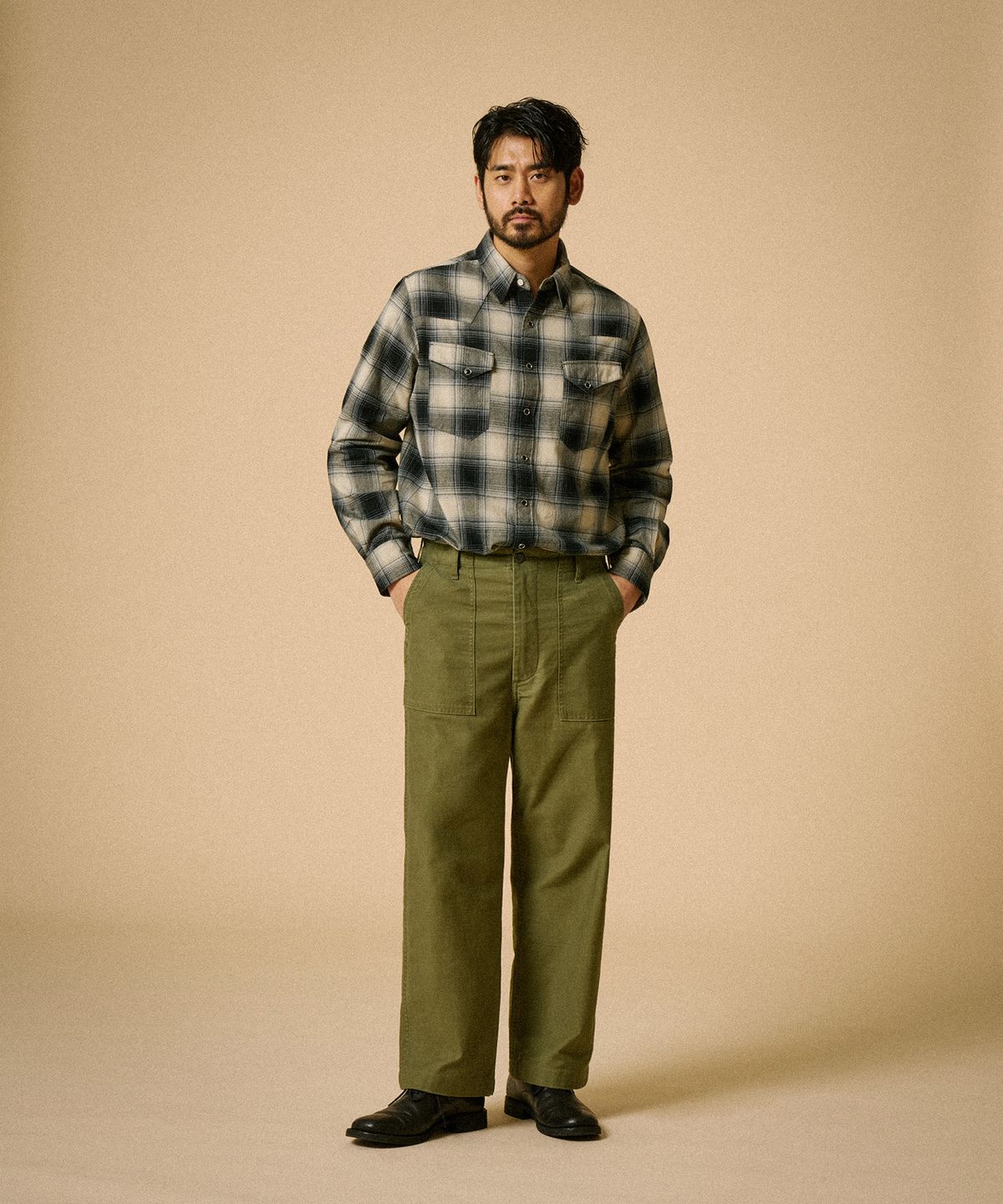 레드토네이도(RED TORNADO) OG-107 Back Sateen Fatigue Pants Olive