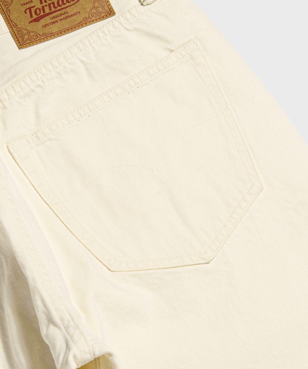 레드토네이도(RED TORNADO) 1955 Heritage Selvedge Denim Jeans Ecru