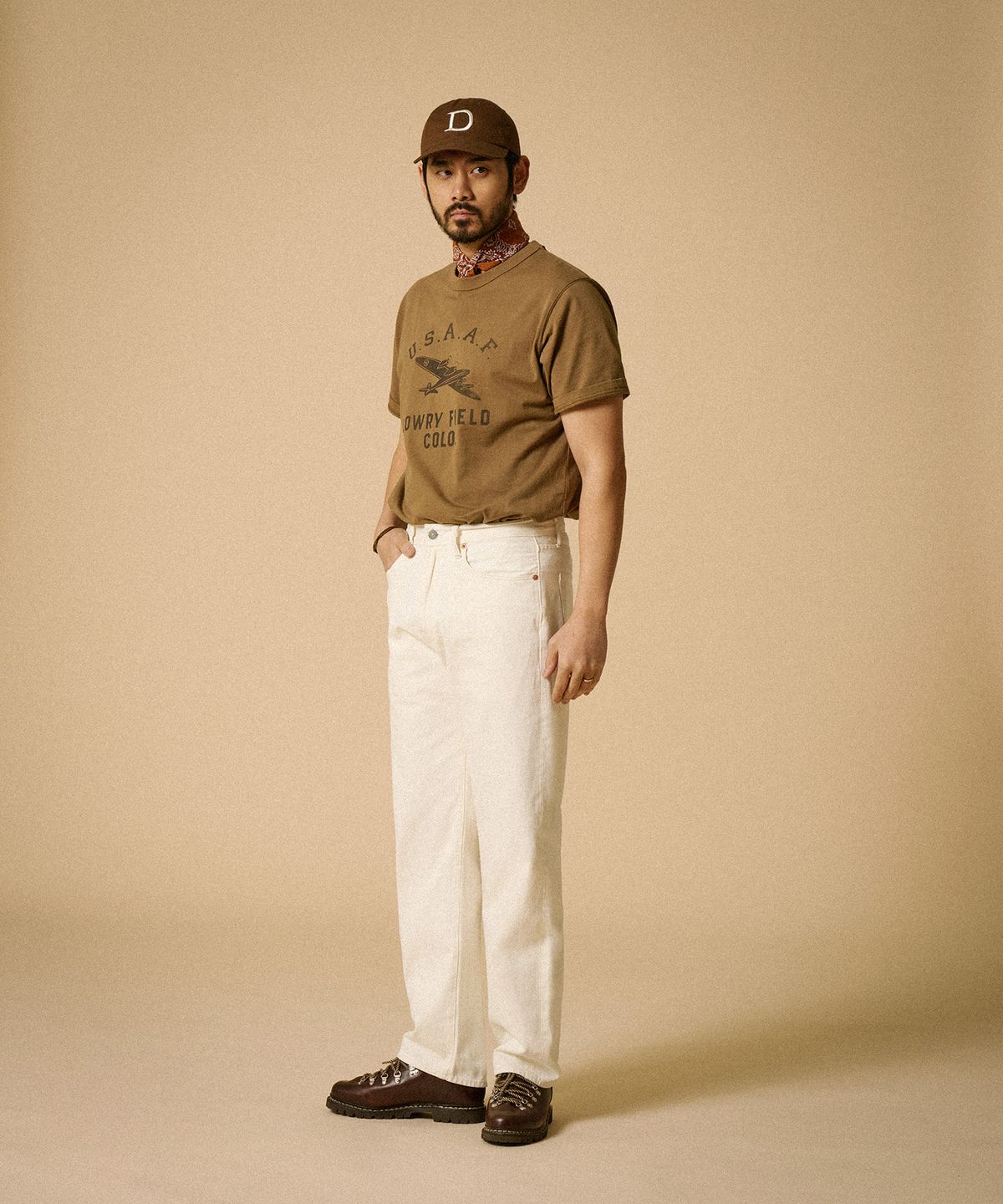 레드토네이도(RED TORNADO) 1955 Heritage Selvedge Denim Jeans Ecru