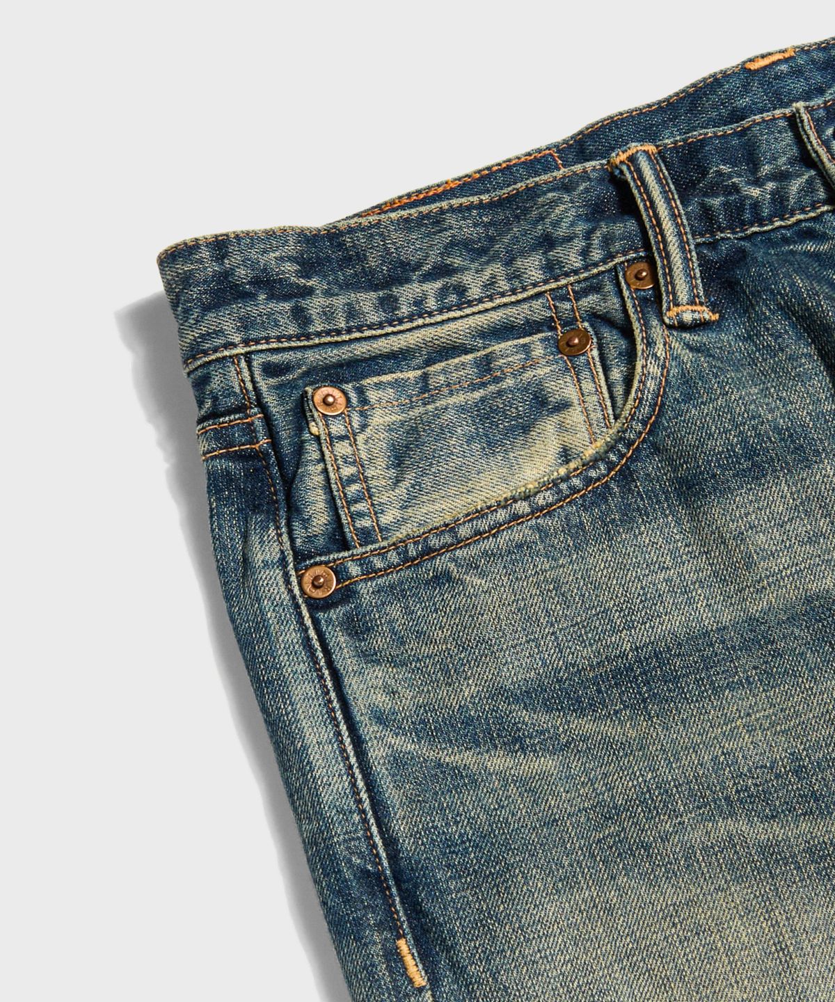 레드토네이도(RED TORNADO) 1955 Heritage Selvedge Denim Jeans Washed Indigo