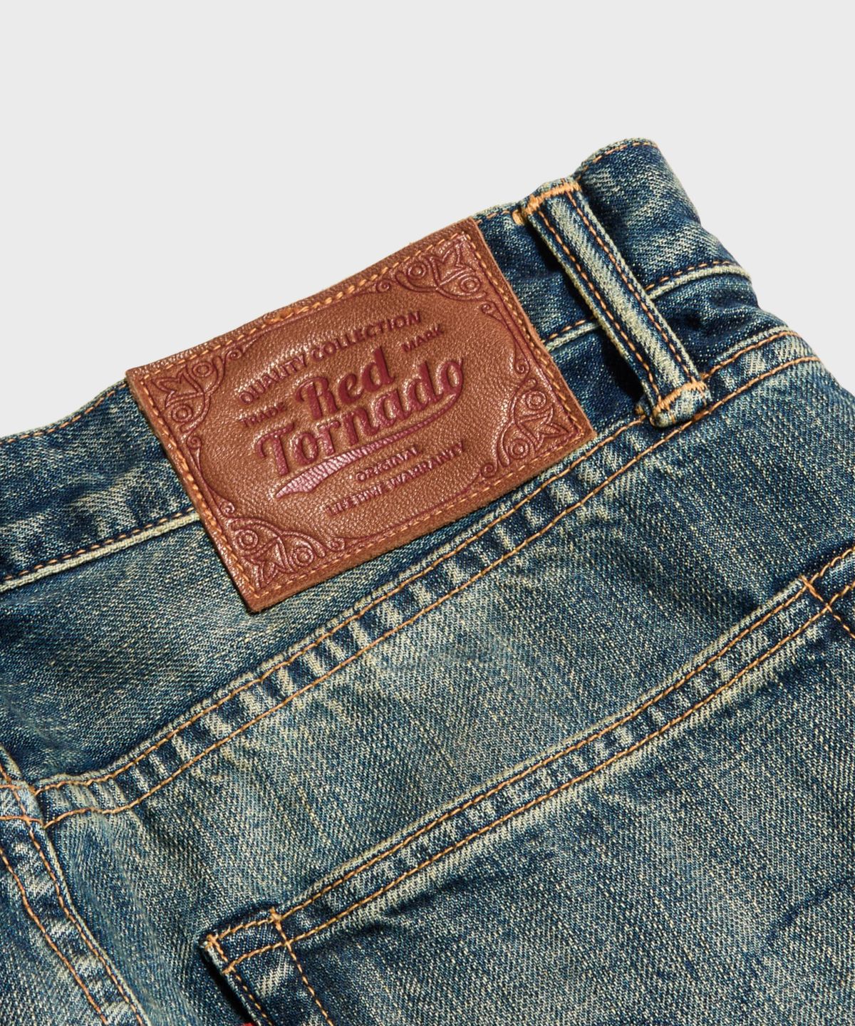 레드토네이도(RED TORNADO) 1955 Heritage Selvedge Denim Jeans Washed Indigo