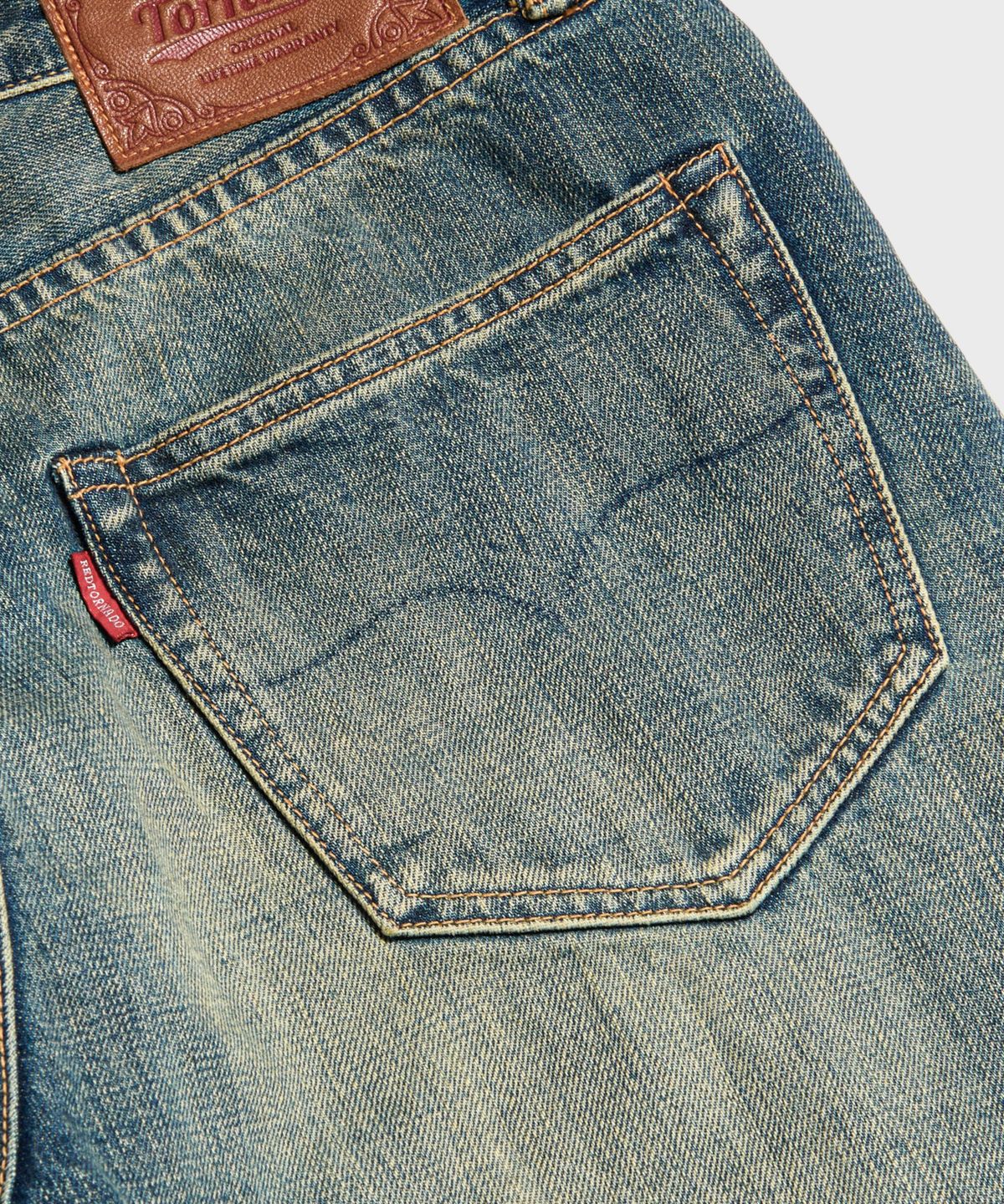 레드토네이도(RED TORNADO) 1955 Heritage Selvedge Denim Jeans Washed Indigo