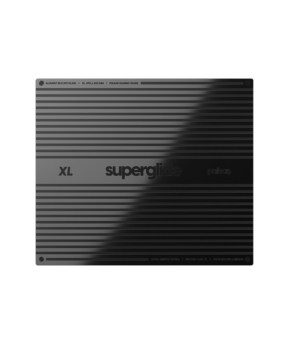 펄사(PULSAR) 슈퍼글라이드3 유리 마우스 패드 화이트색상 XL 사이즈 Type-S (SGPXLW3S)