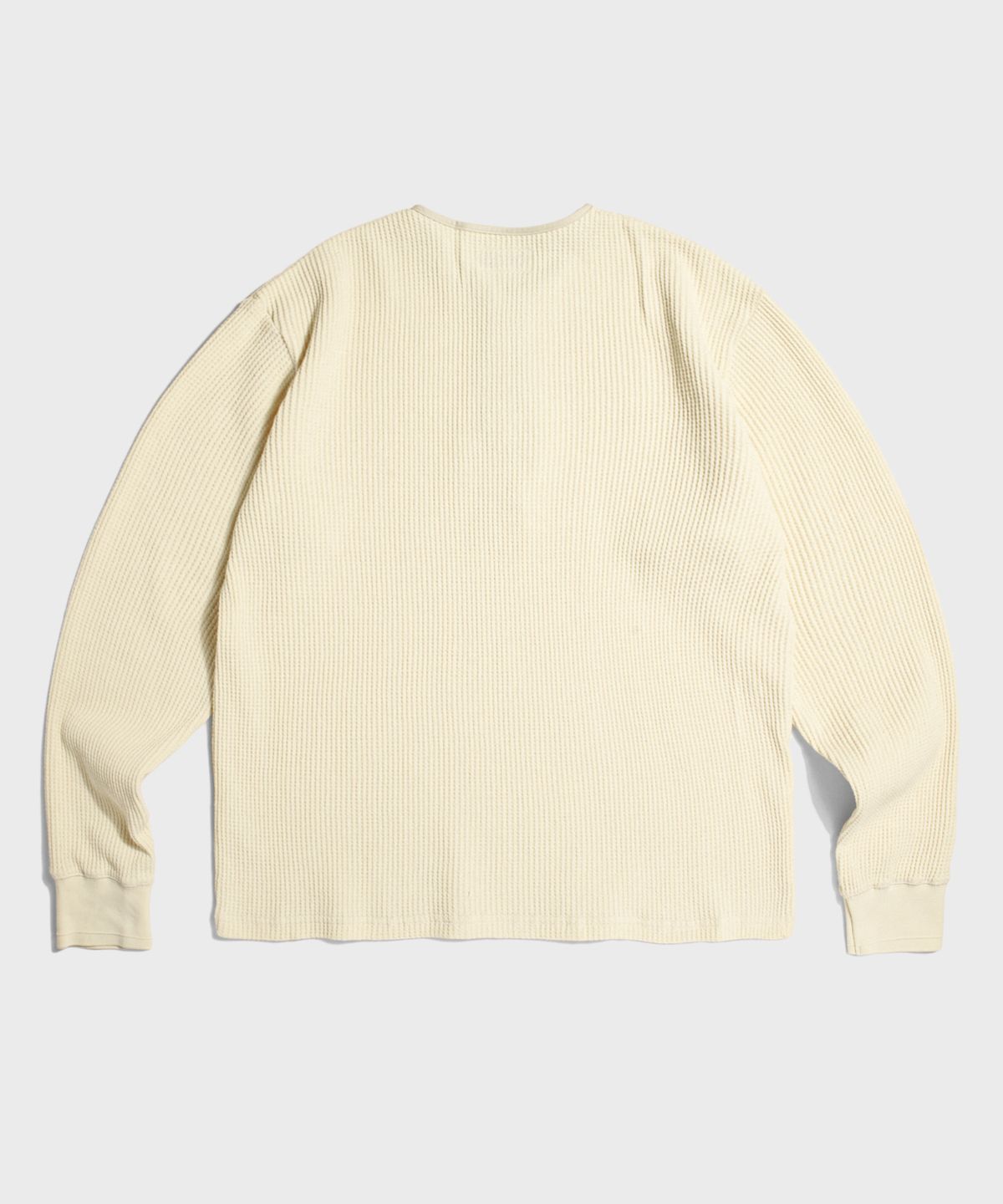 레드토네이도(RED TORNADO) USN Waffle Henley Shirt Cream