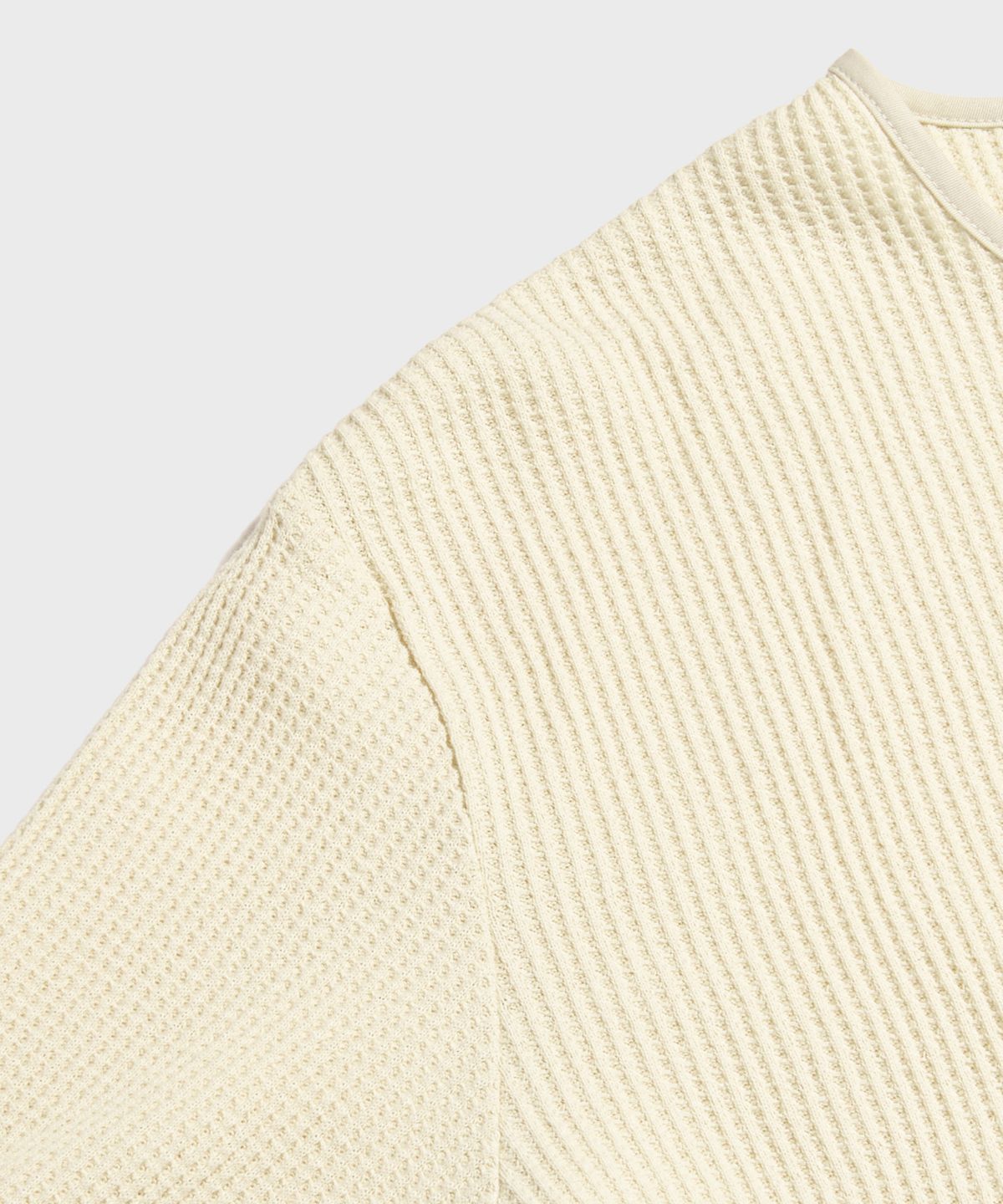 레드토네이도(RED TORNADO) USN Waffle Henley Shirt Cream