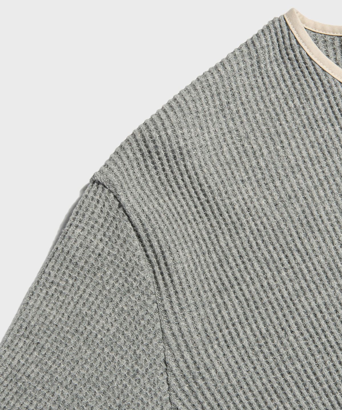 레드토네이도(RED TORNADO) USN Waffle Henley Shirt Grey