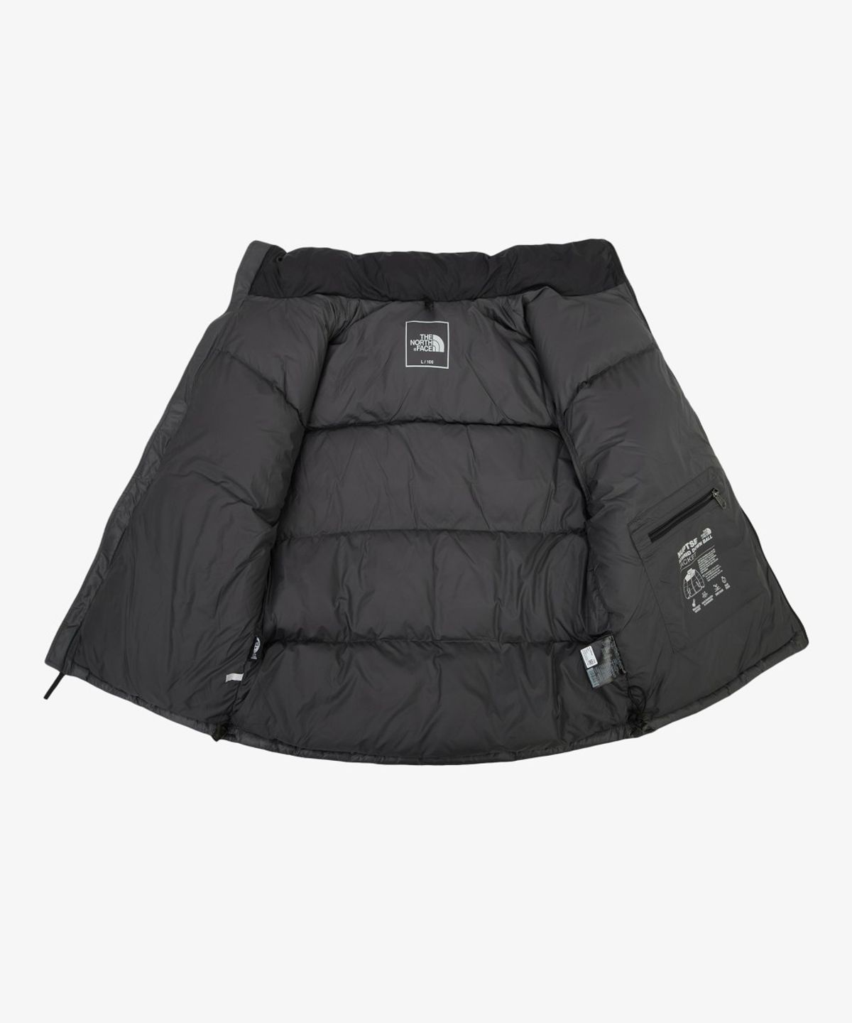 노스페이스(THE NORTH FACE) NJ1DR02A 남성 눕시 하이브리드 다운 자켓 V2 DARK GRAY