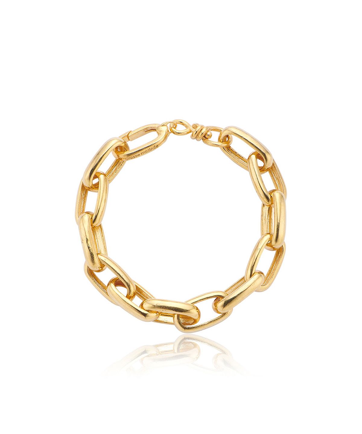 그라스마티네(GRASSE MATINEE) Oval Link Chain Bracelet