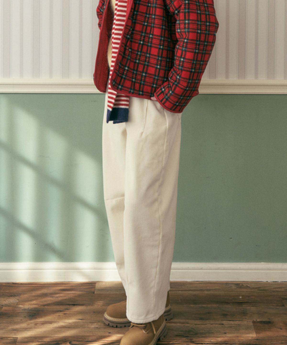 헤인트(HAINT) [양털기모]MIKA BALLOON CORDUROY PANTS_CREAM