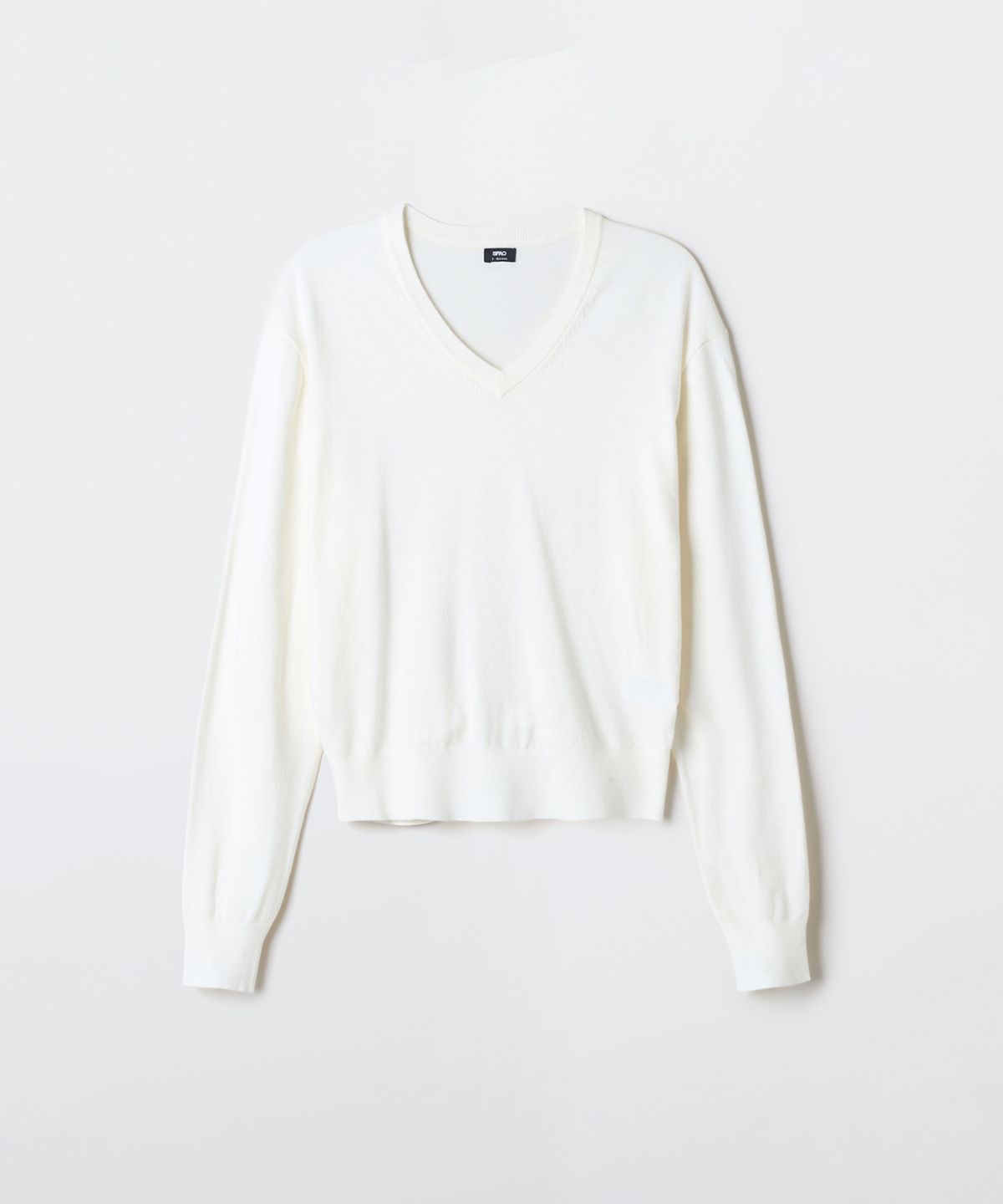 스파오(SPAO) [소프트얀] 여성 브이넥 니트_SPKWG23W02