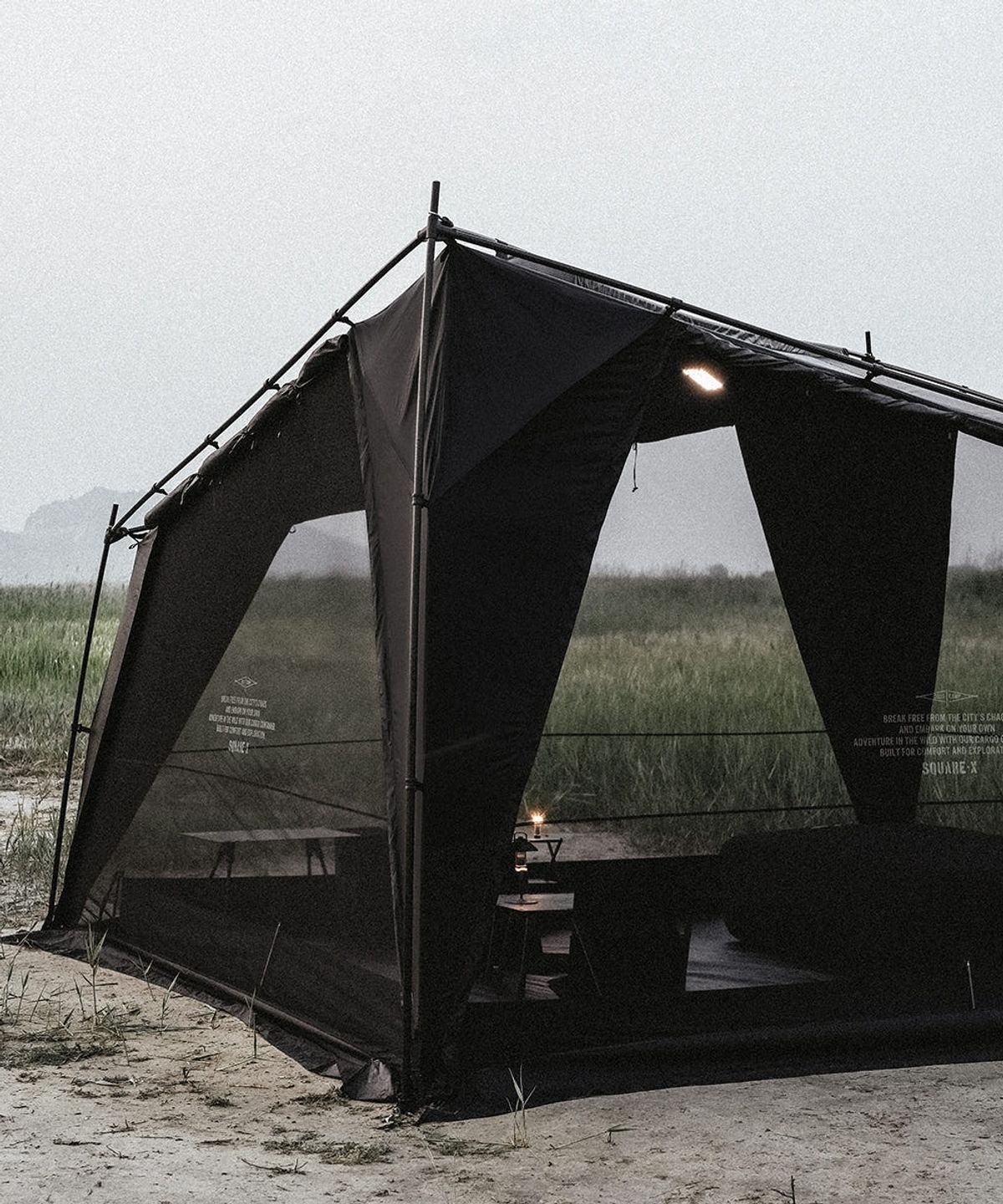 카고 컨테이너(CARGO CONTAINER) 스퀘어-X_섀도우 블랙