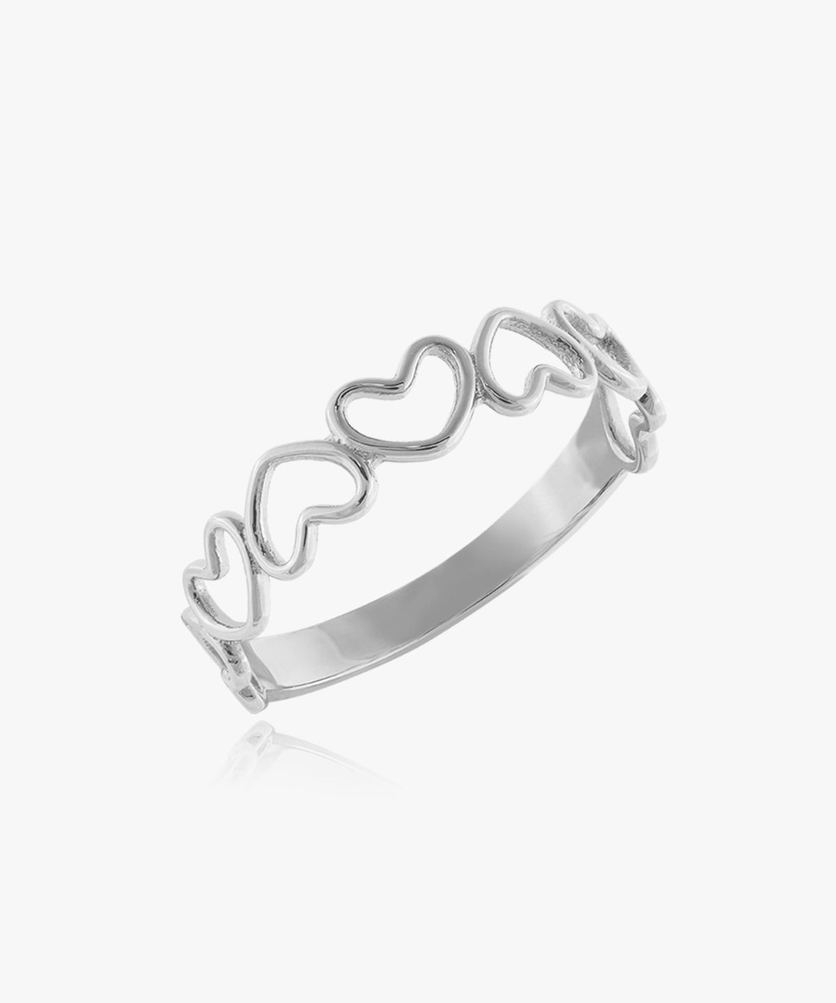 엘렌쥬얼리(HELENE JEWELRY) Silver 925 실버 슬림 하트 미스 링 반지