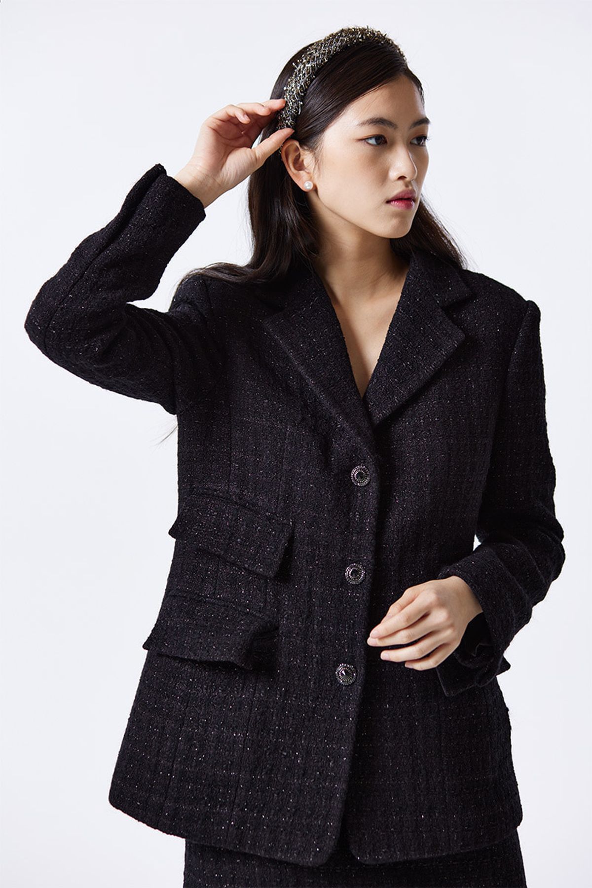 신시얼리준(SINCERELY JUNE) 린톤 골드 헤어밴드