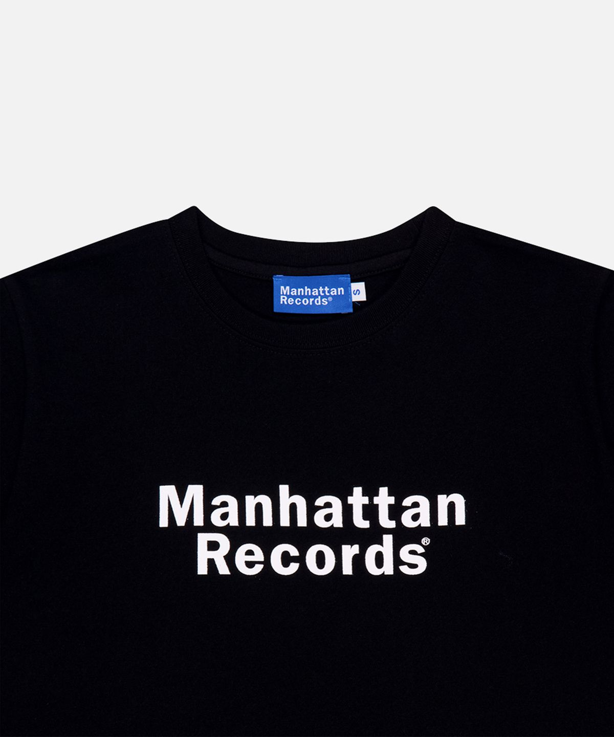 맨하탄레코즈(MANHATTAN RECORDS) MR W Classic Logo T-shirt - Black