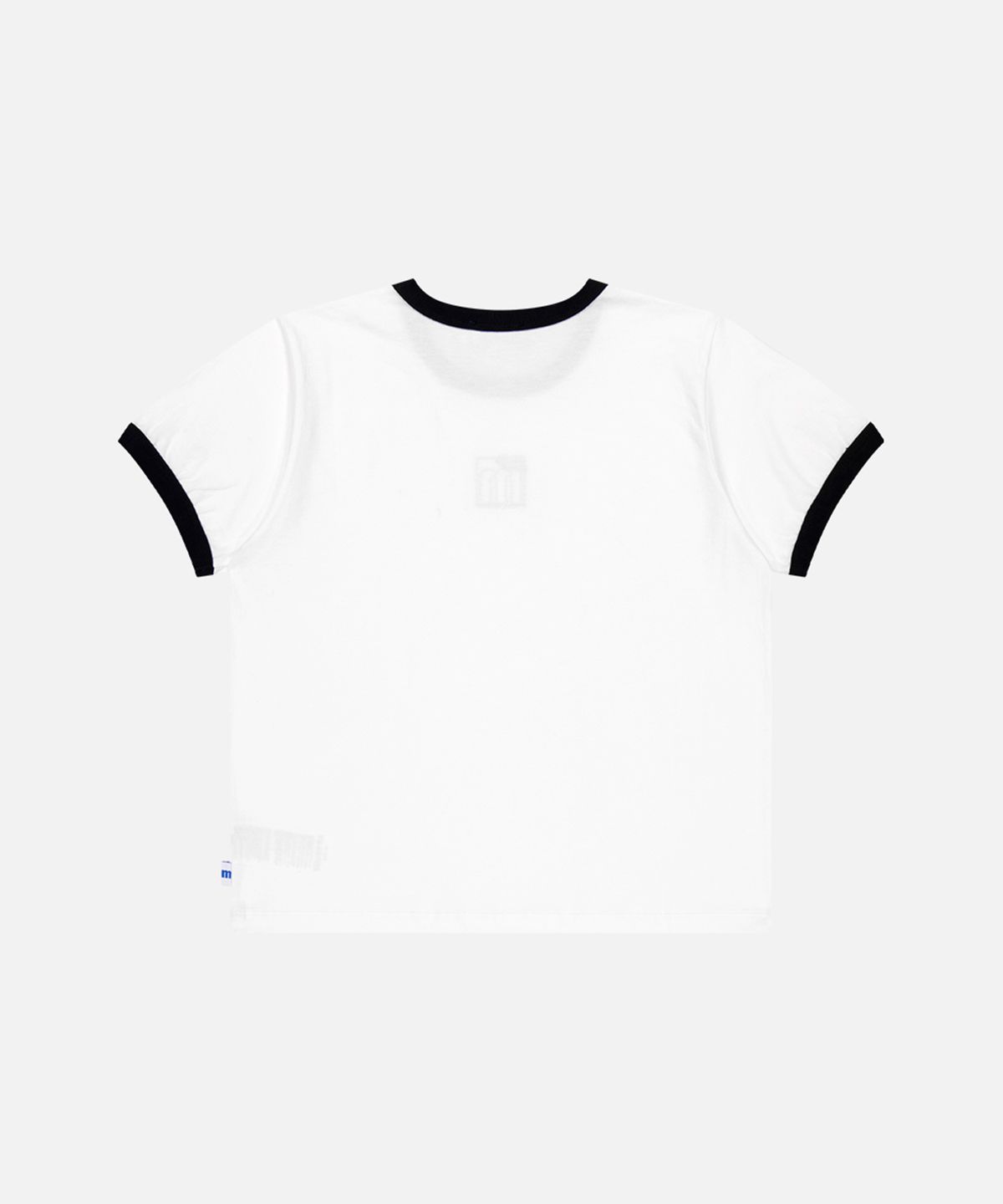 맨하탄레코즈(MANHATTAN RECORDS) MR W M Logo Ringer T-shirt - White