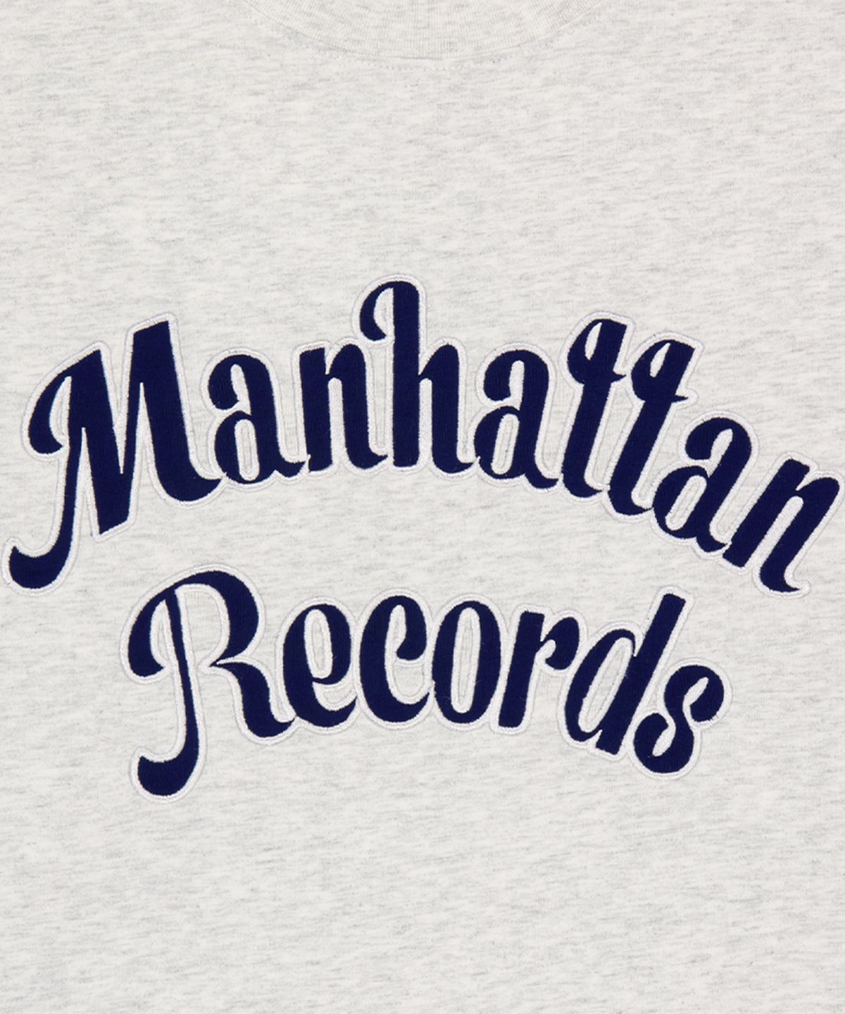 맨하탄레코즈(MANHATTAN RECORDS) MR 2-Tone Logo T-shirt - Grey