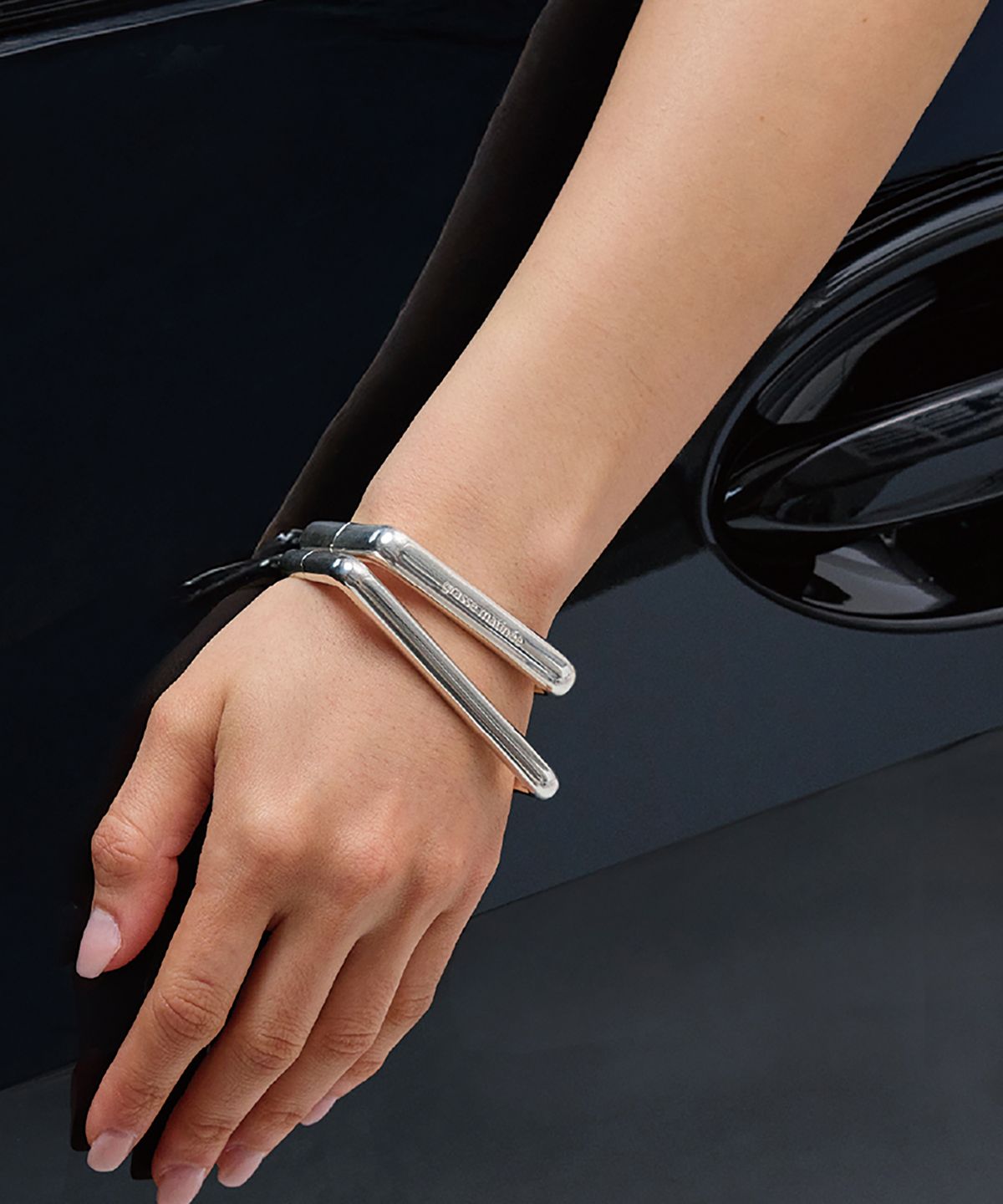 그라스마티네(GRASSE MATINEE) Square Bracelet  Silver