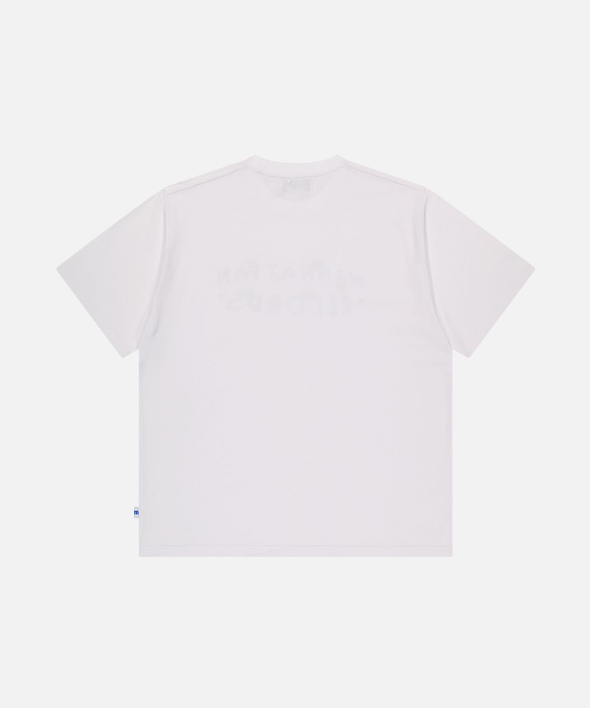 맨하탄레코즈(MANHATTAN RECORDS) MR Flower Logo T-shirt - White