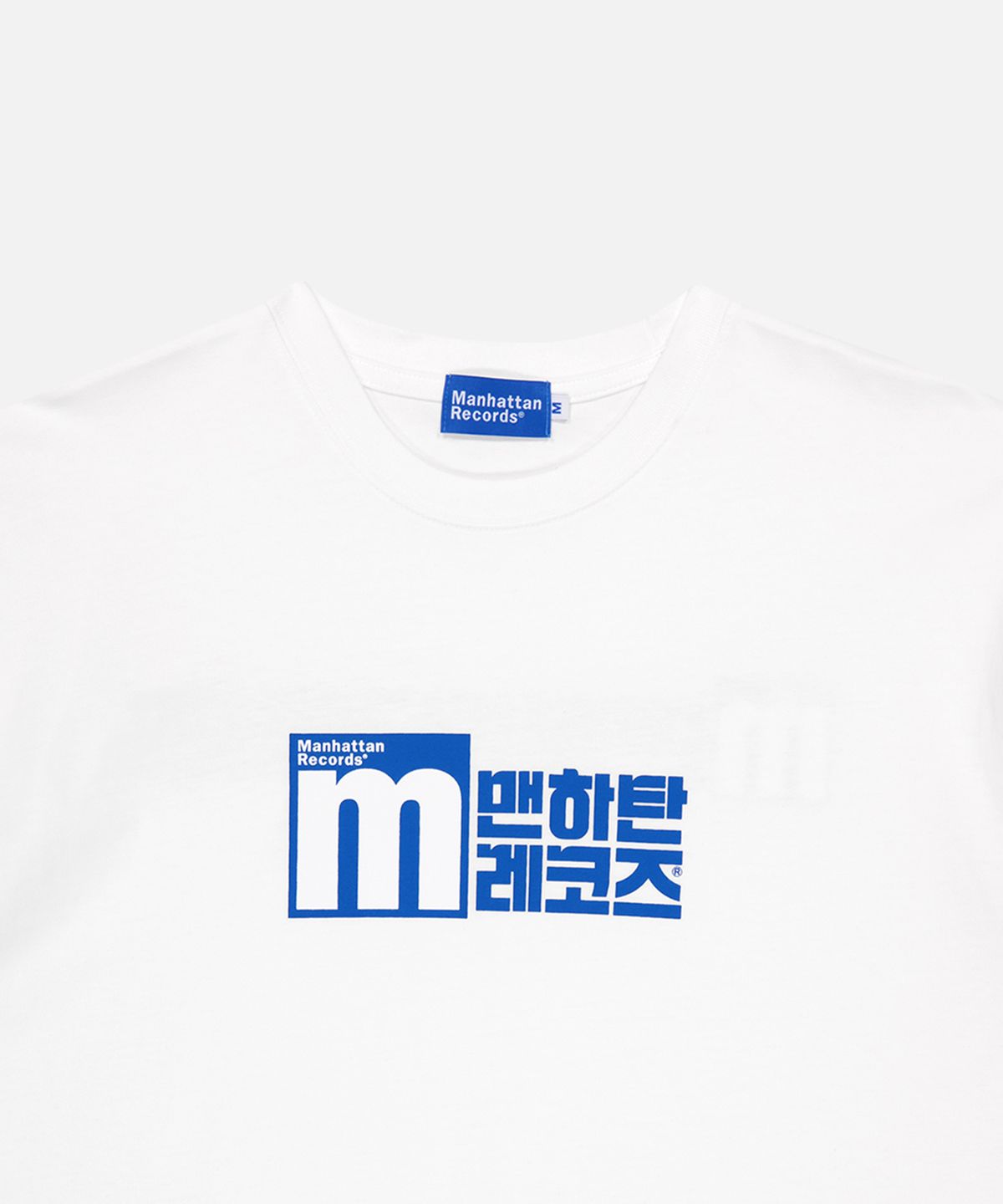 맨하탄레코즈(MANHATTAN RECORDS) MR Hangeul Logo T-shirt - White