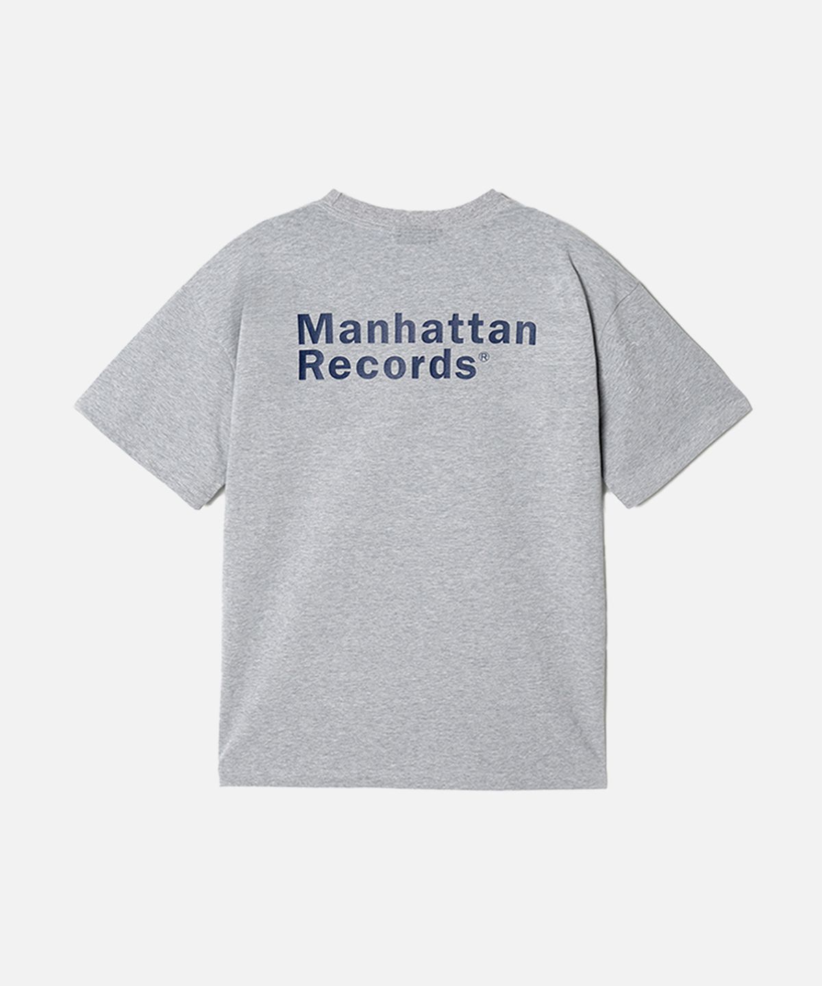 맨하탄레코즈(MANHATTAN RECORDS) Manhattan Records M Logo T-shirt - Gray