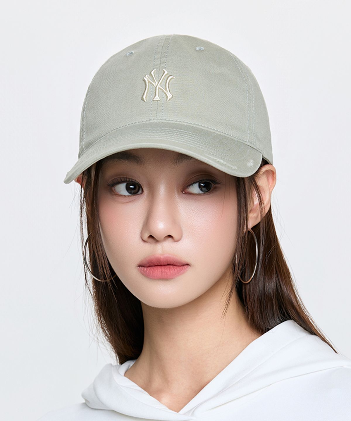 엠엘비(MLB) 스트릿 백아크 언스트럭쳐 볼캡 NY (Mg.Khaki)