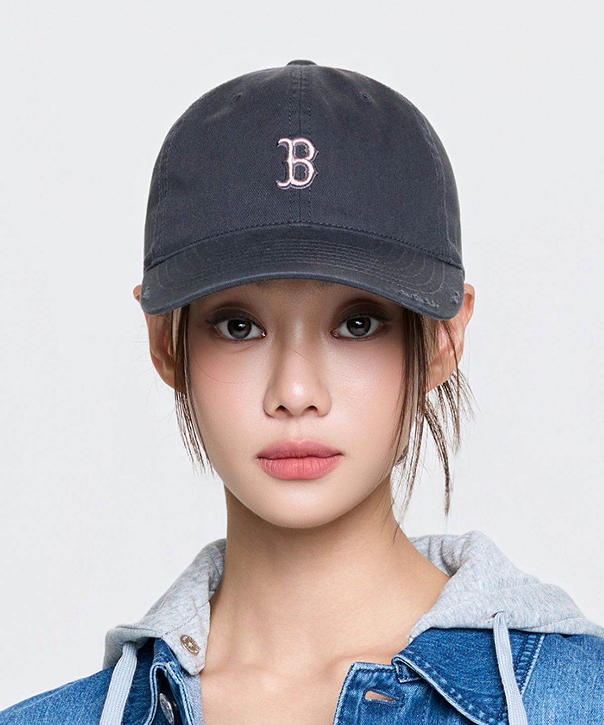 엠엘비(MLB) 스트릿 백아크 언스트럭쳐 볼캡 BOS (D.Charcoal Grey)