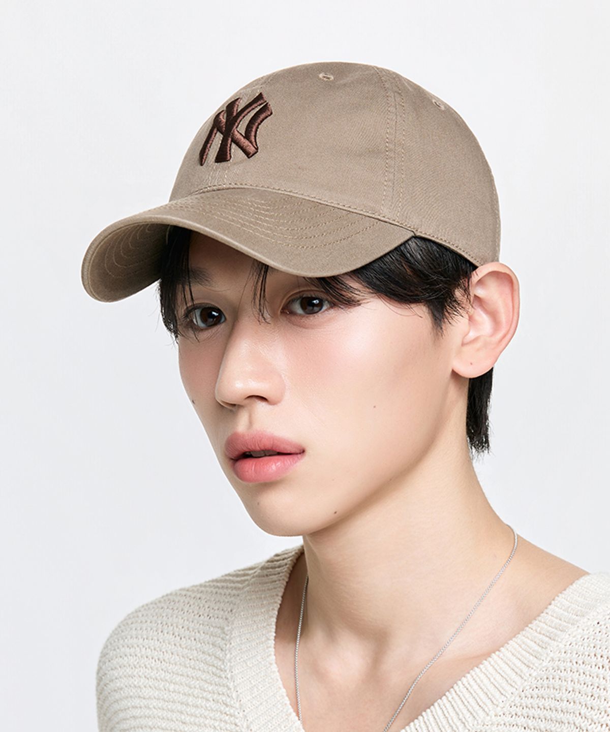 엠엘비(MLB) 에이스 언스트럭쳐 볼캡 NY (D.Beige)