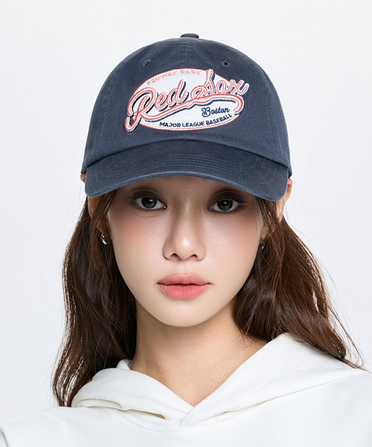 엠엘비(MLB) 스트리트 오벌 컬시브 언스트럭쳐 볼캡 BOS (D.Indigo)