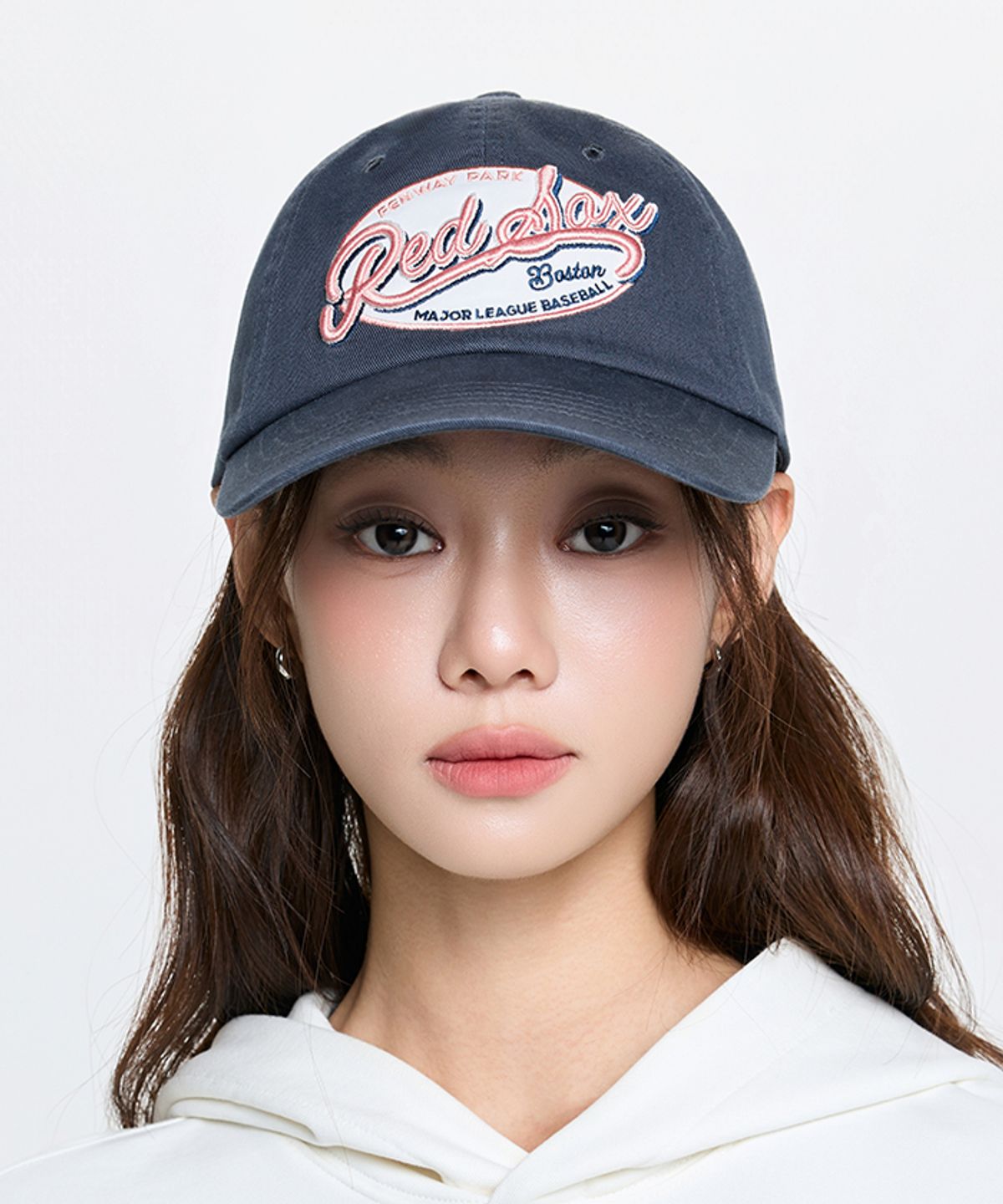 엠엘비(MLB) 스트리트 오벌 컬시브 언스트럭쳐 볼캡 BOS (D.Indigo)