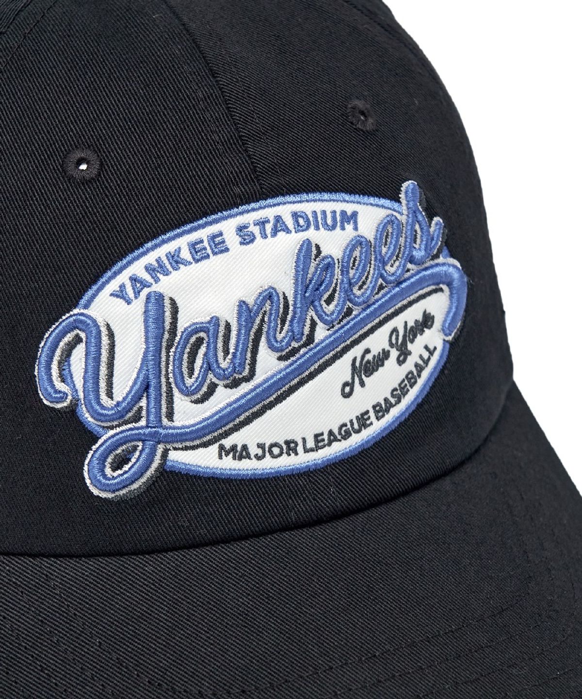 엠엘비(MLB) 스트리트 오벌 컬시브 언스트럭쳐 볼캡 NY (Black)