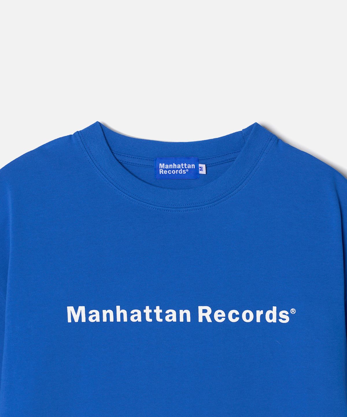 맨하탄레코즈(MANHATTAN RECORDS) M Logo T-shirt - Blue