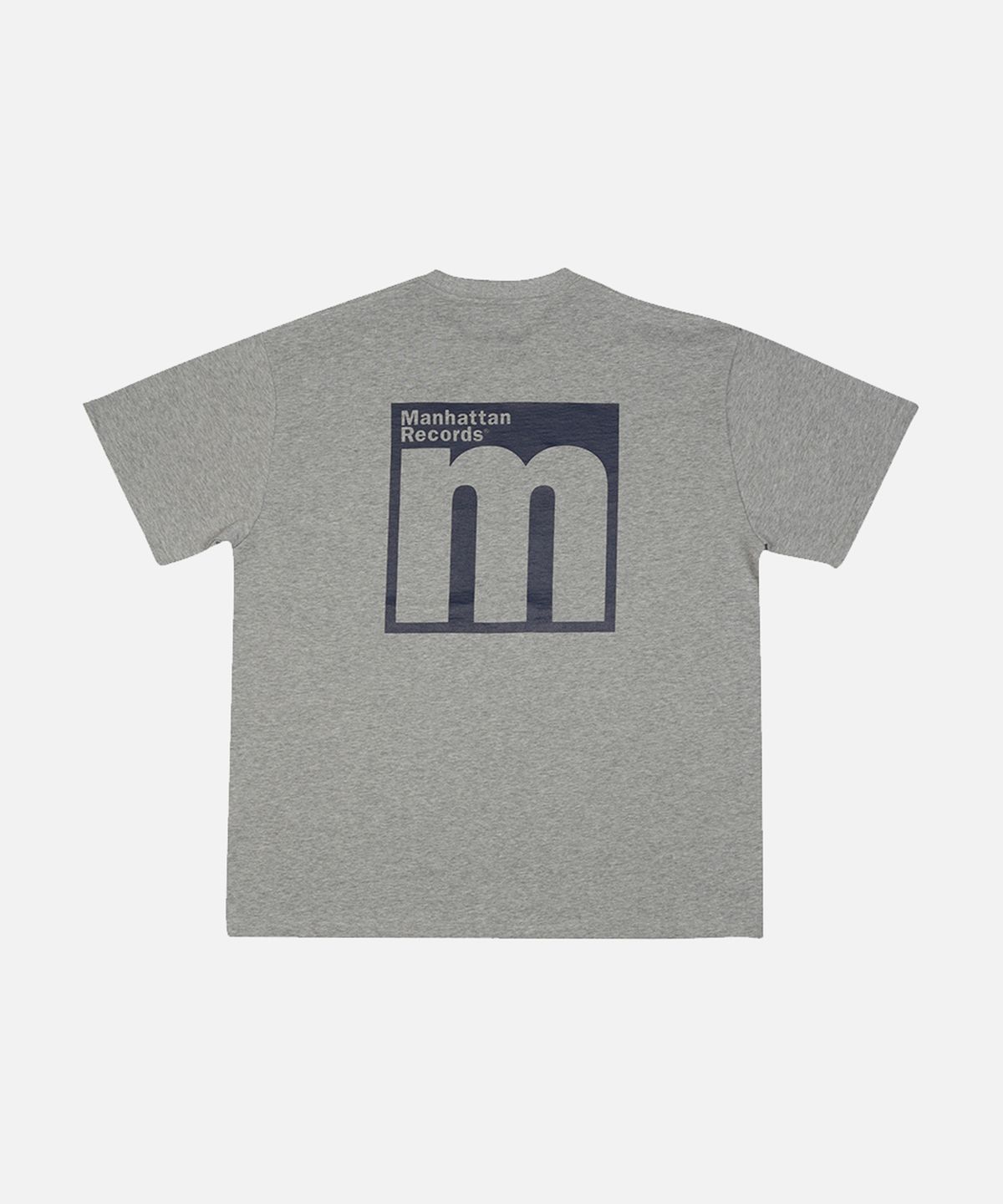 맨하탄레코즈(MANHATTAN RECORDS) M Logo T-shirt - Grey