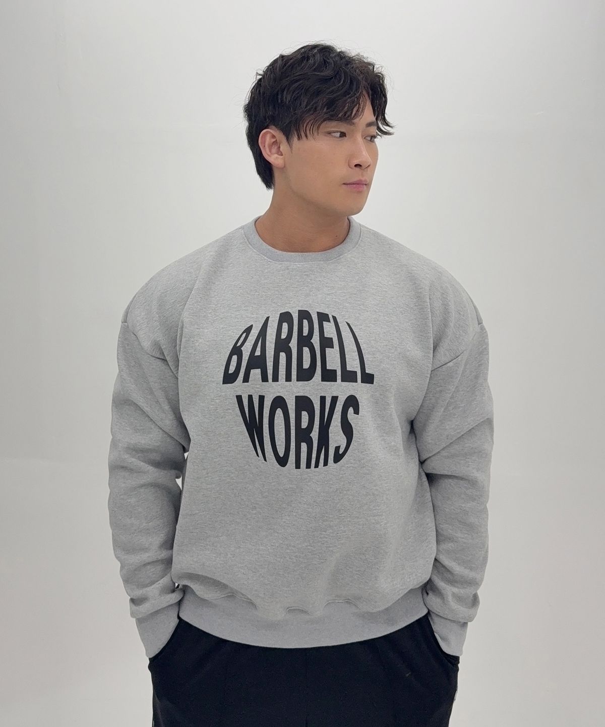 바벨웍스(BARBELLWORKS) 써클 헤비고중량이중지 맨투맨