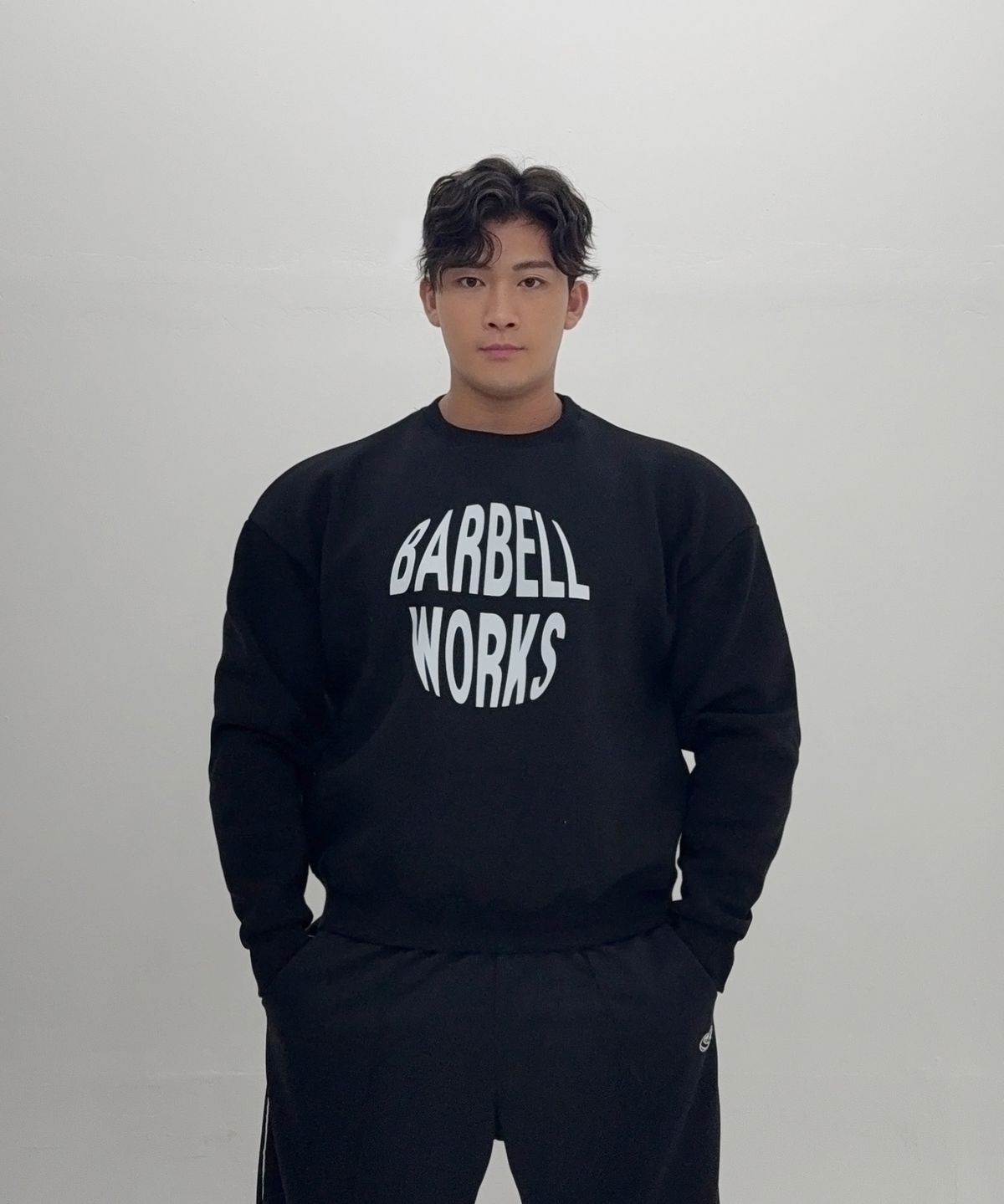바벨웍스(BARBELLWORKS) 써클 헤비고중량이중지 맨투맨