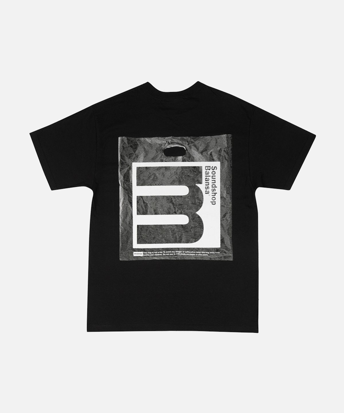 맨하탄레코즈(MANHATTAN RECORDS) MR x Balansa Vinyl Bag T-shirt - Black