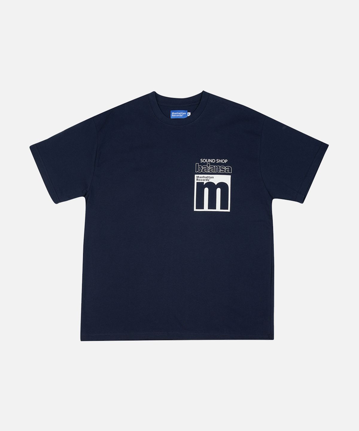맨하탄레코즈(MANHATTAN RECORDS) MR x Balansa Turntable S/S - Navy