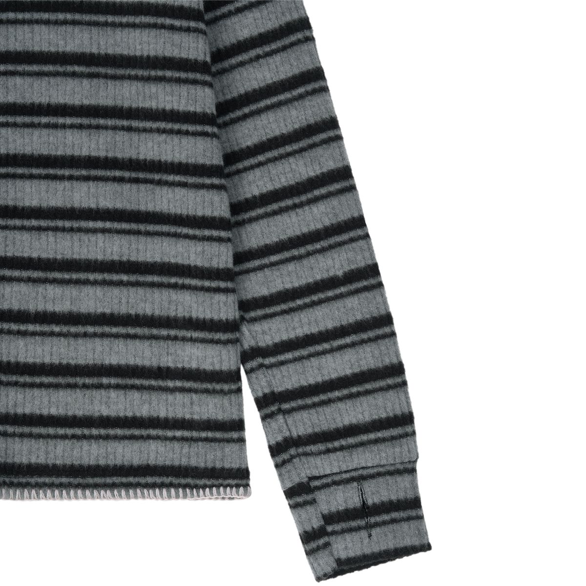 노쿨러스(NOSCOULEURS) UL KNIT ZIP HOODIE 02 BLACK