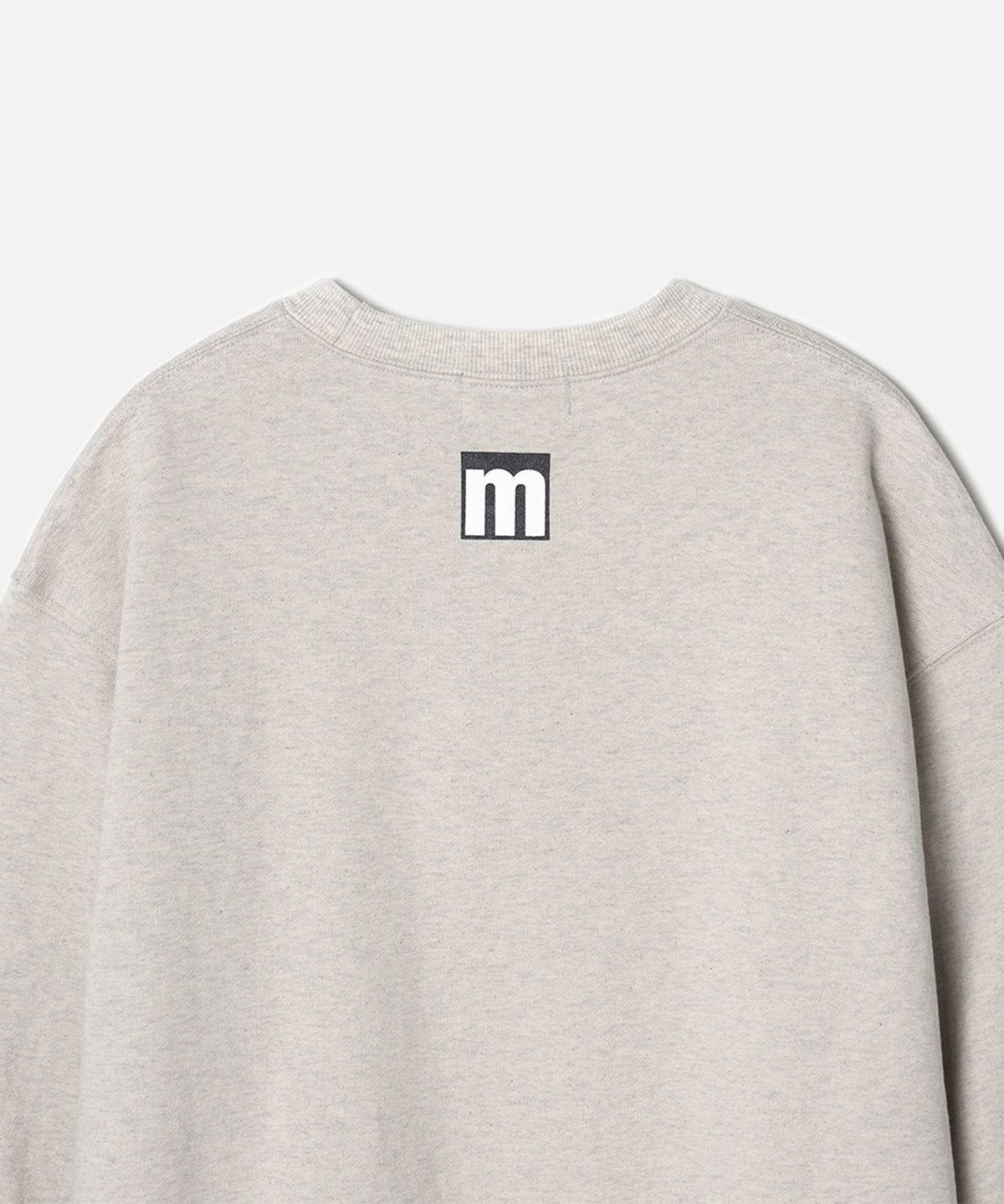 맨하탄레코즈(MANHATTAN RECORDS) Manhattan Records Classic Logo Crewneck - Oatmeal