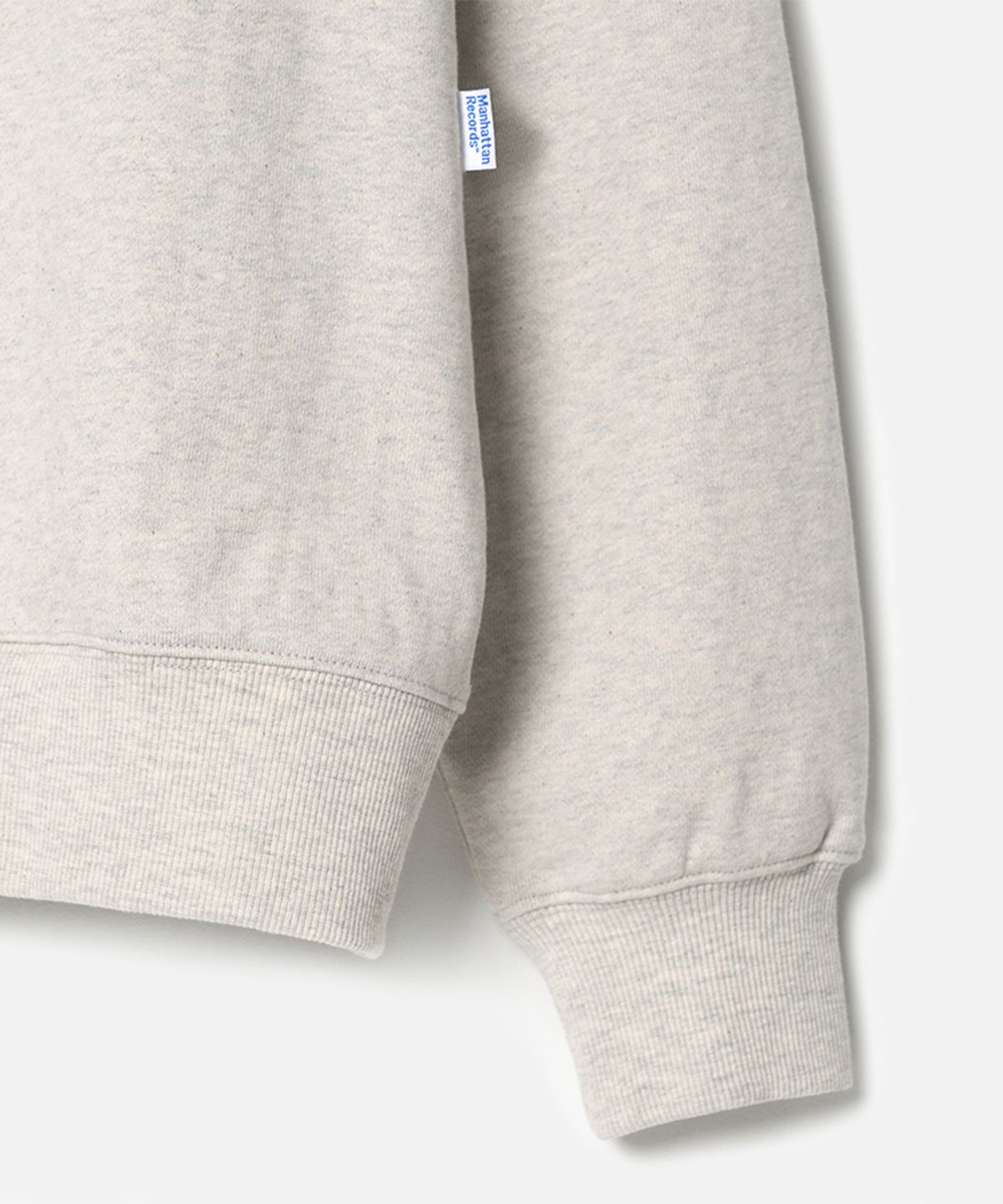 맨하탄레코즈(MANHATTAN RECORDS) Manhattan Records Classic Logo Crewneck - Oatmeal