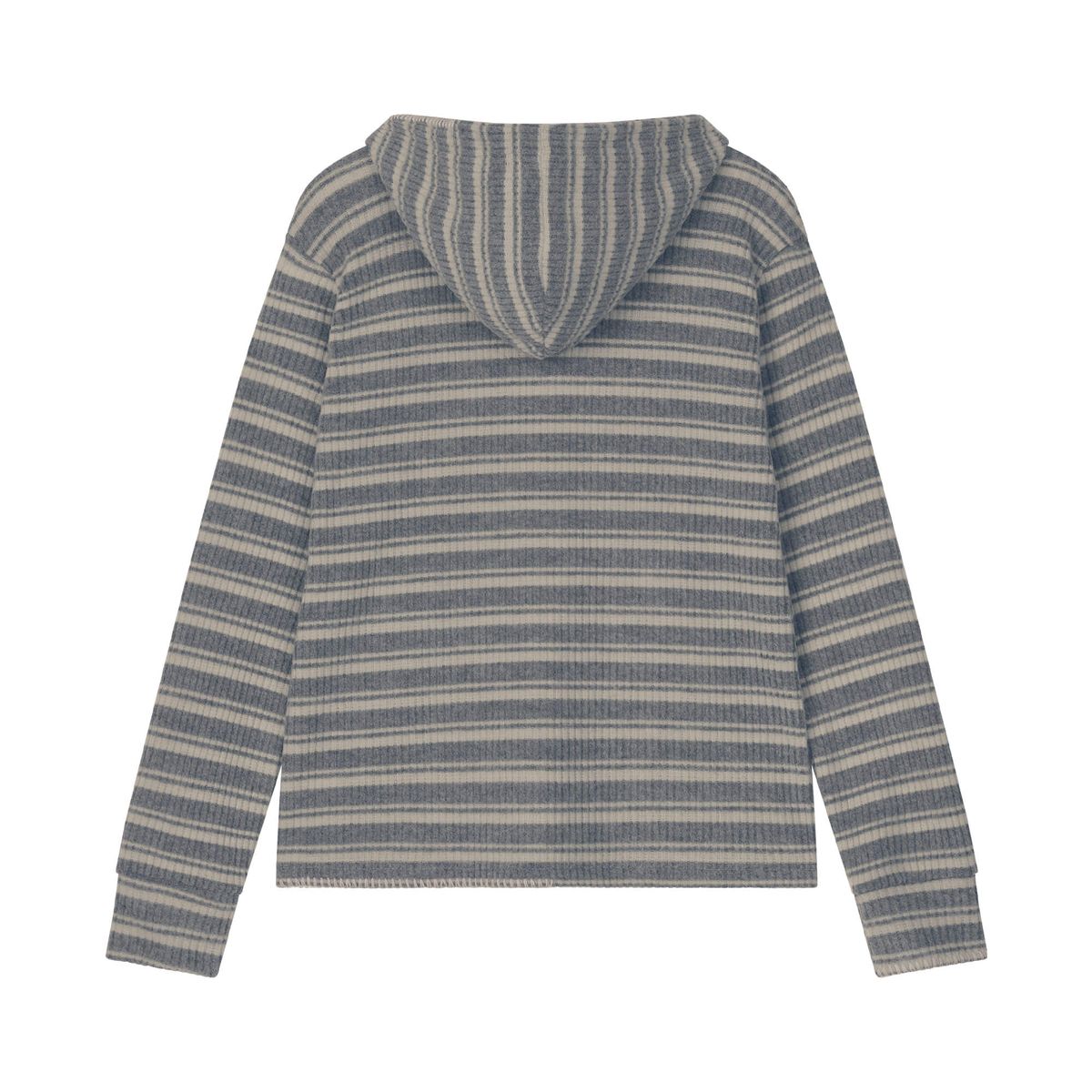 노쿨러스(NOSCOULEURS) UL KNIT ZIP HOODIE 02 LIGHT GREY