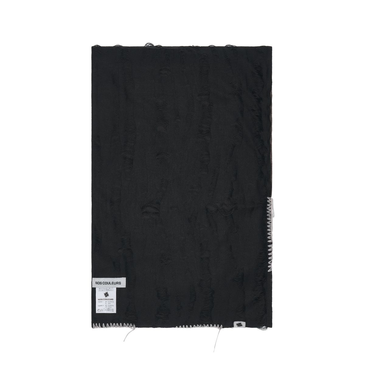 노쿨러스(NOSCOULEURS) UL LAYER  SCARF 01 BLACK