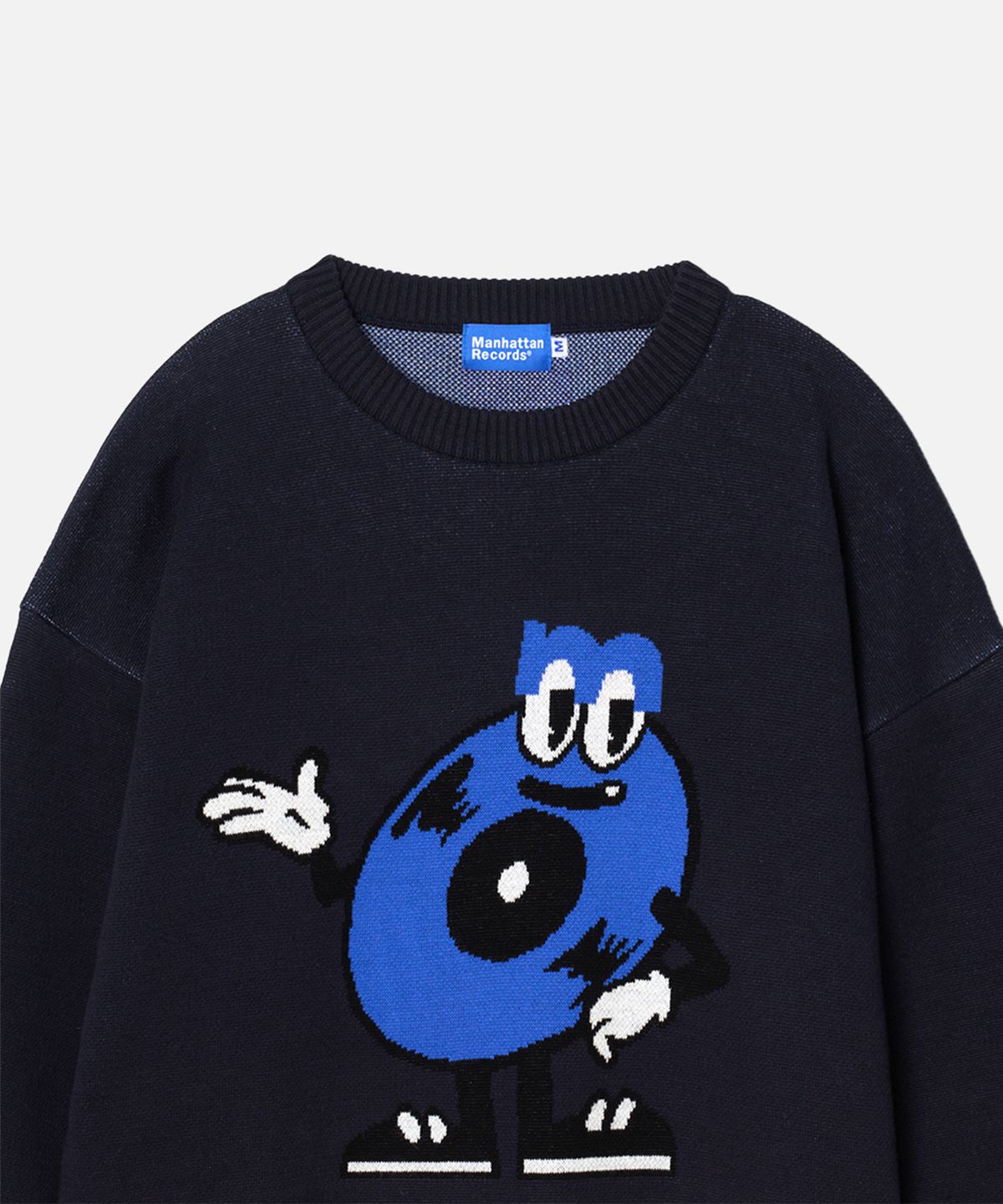 맨하탄레코즈(MANHATTAN RECORDS) M Character Knitwear - Navy