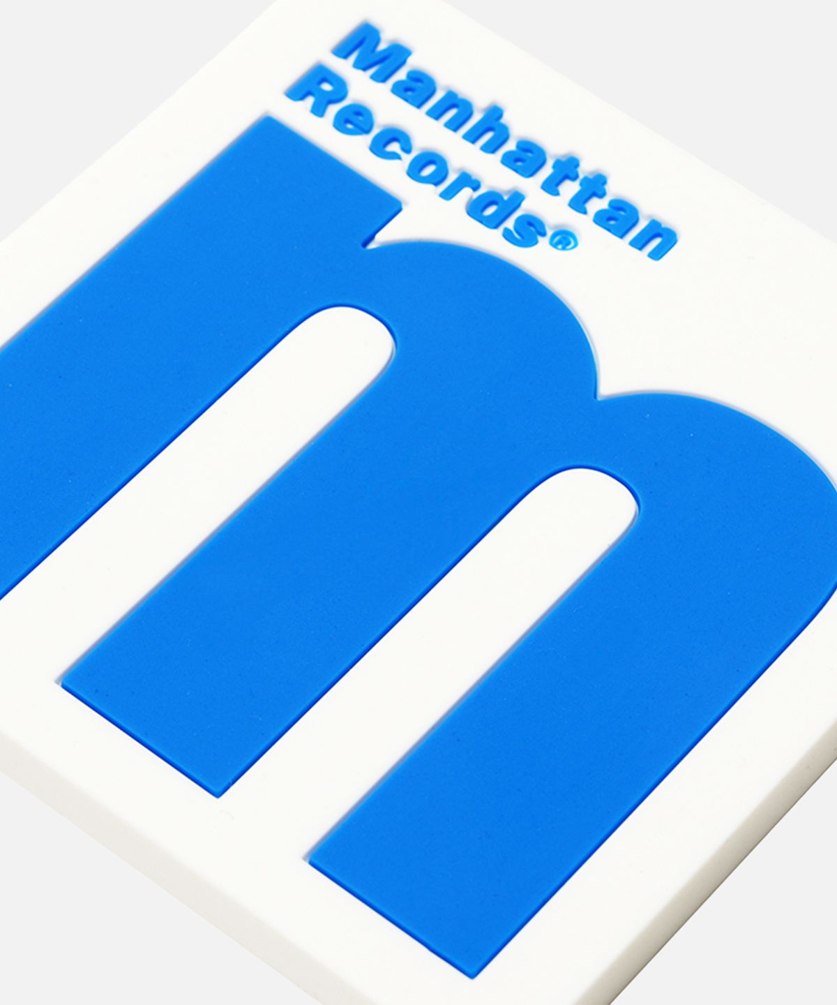 맨하탄레코즈(MANHATTAN RECORDS) Manhattan Records M Logo PVC Coaster - White