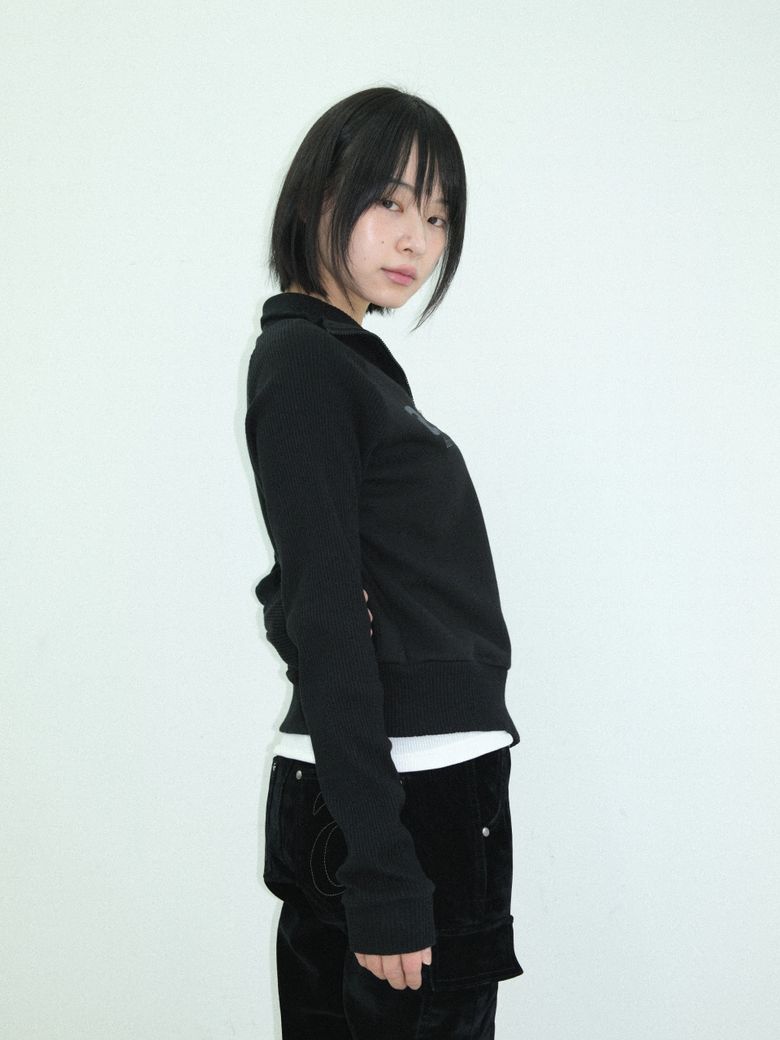 MUSINSA | ASON SALT ZIP-UP / BLACK