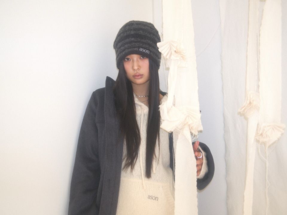 MUSINSA公式 | ASON CHESHIRE BEANIE / BLACK