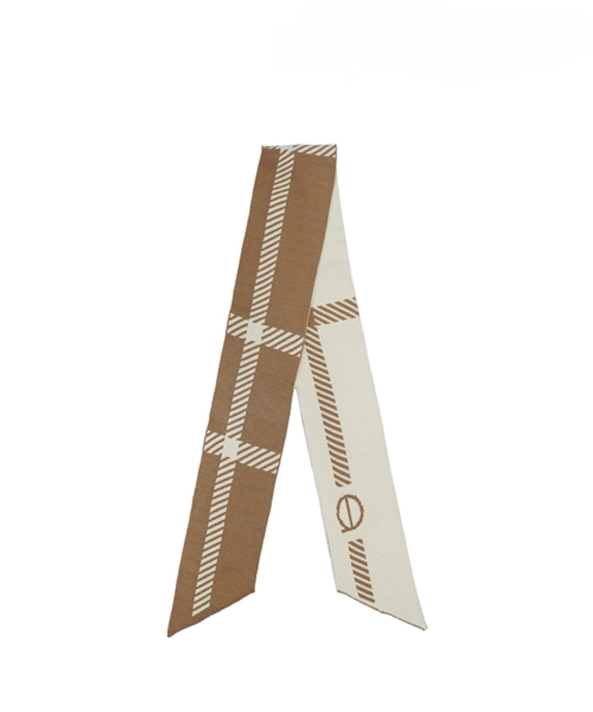 루이까또즈스카프(LOUIS QUATORZE SCARF) 루이모노체크 쁘띠 니트 머플러