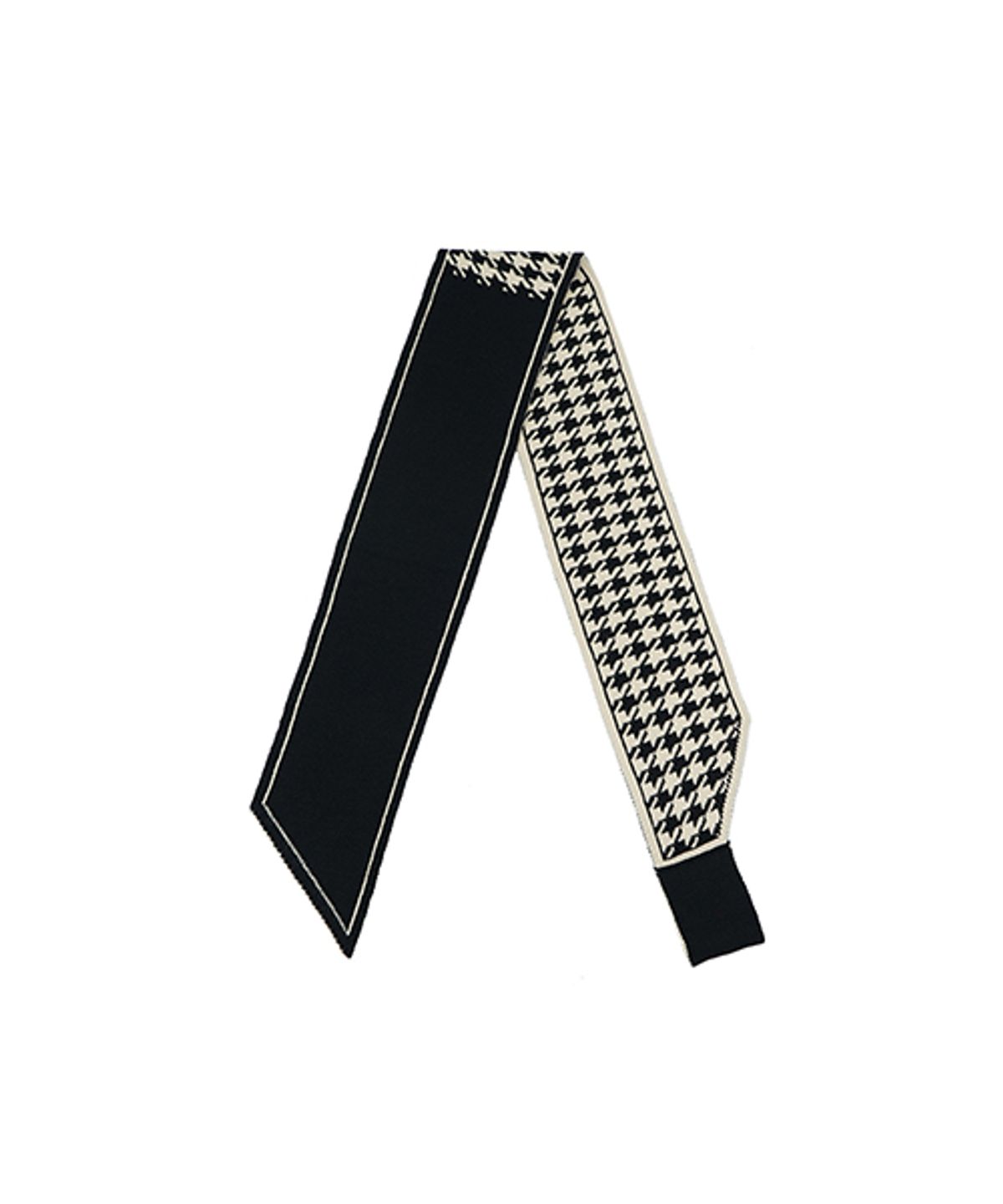 루이까또즈스카프(LOUIS QUATORZE SCARF) 플랭클린체크 쁘띠 니트 머플러